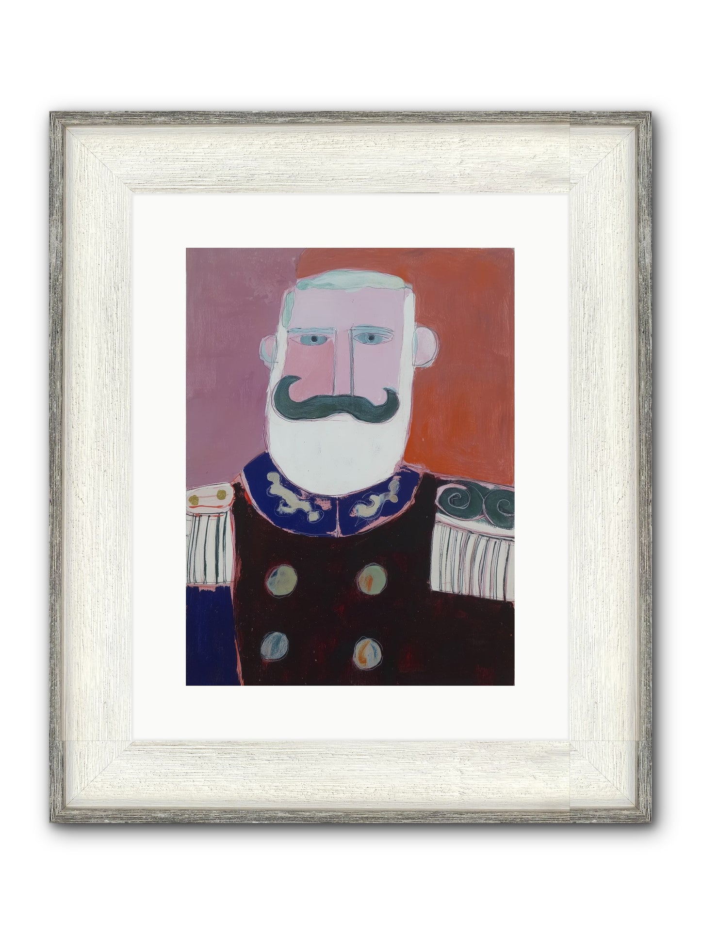 Navigator Of Hope Framed Print - Driftwood White 12x16