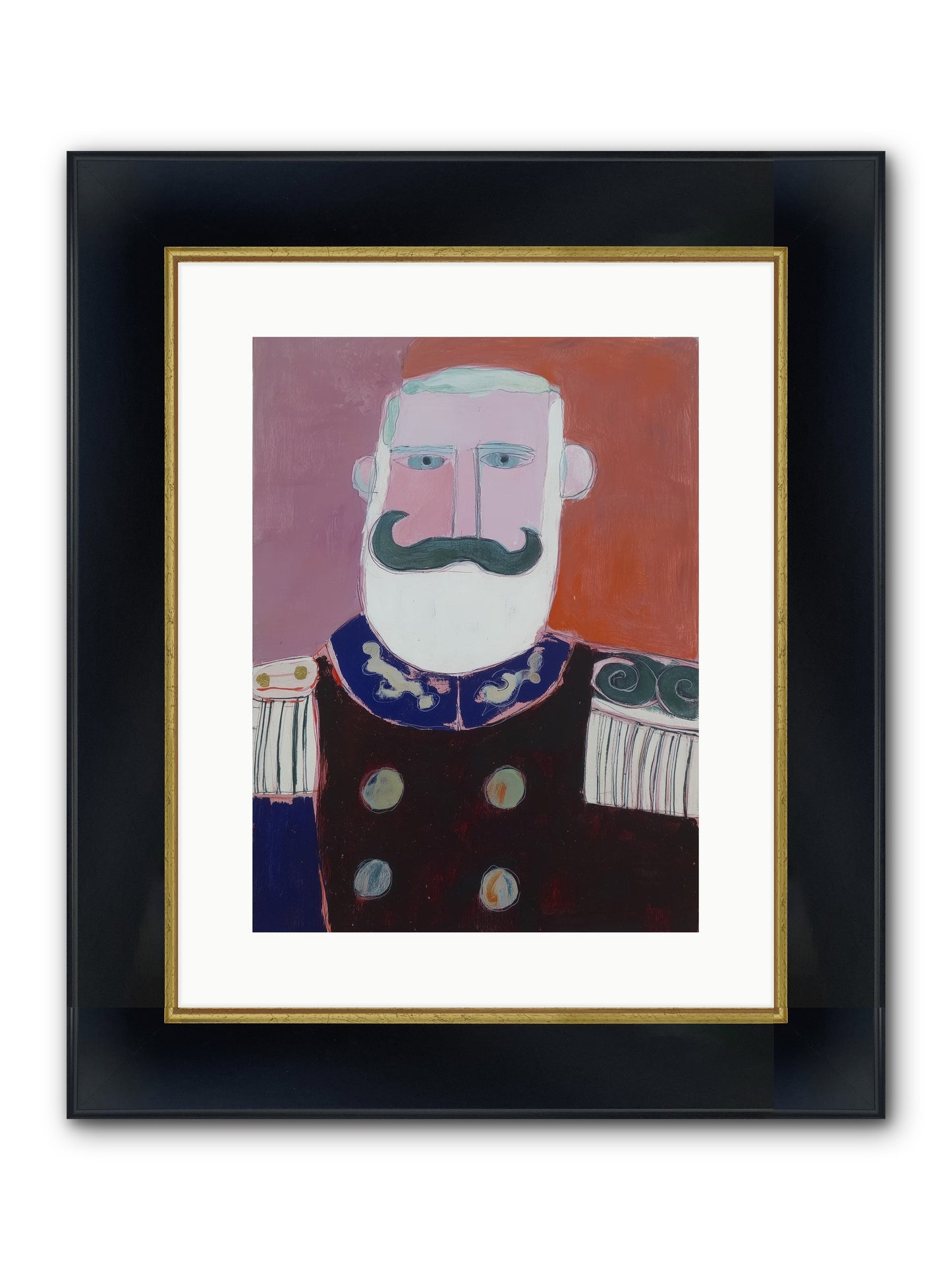Navigator Of Hope Framed Print - Wide Black w/Gold 12x16
