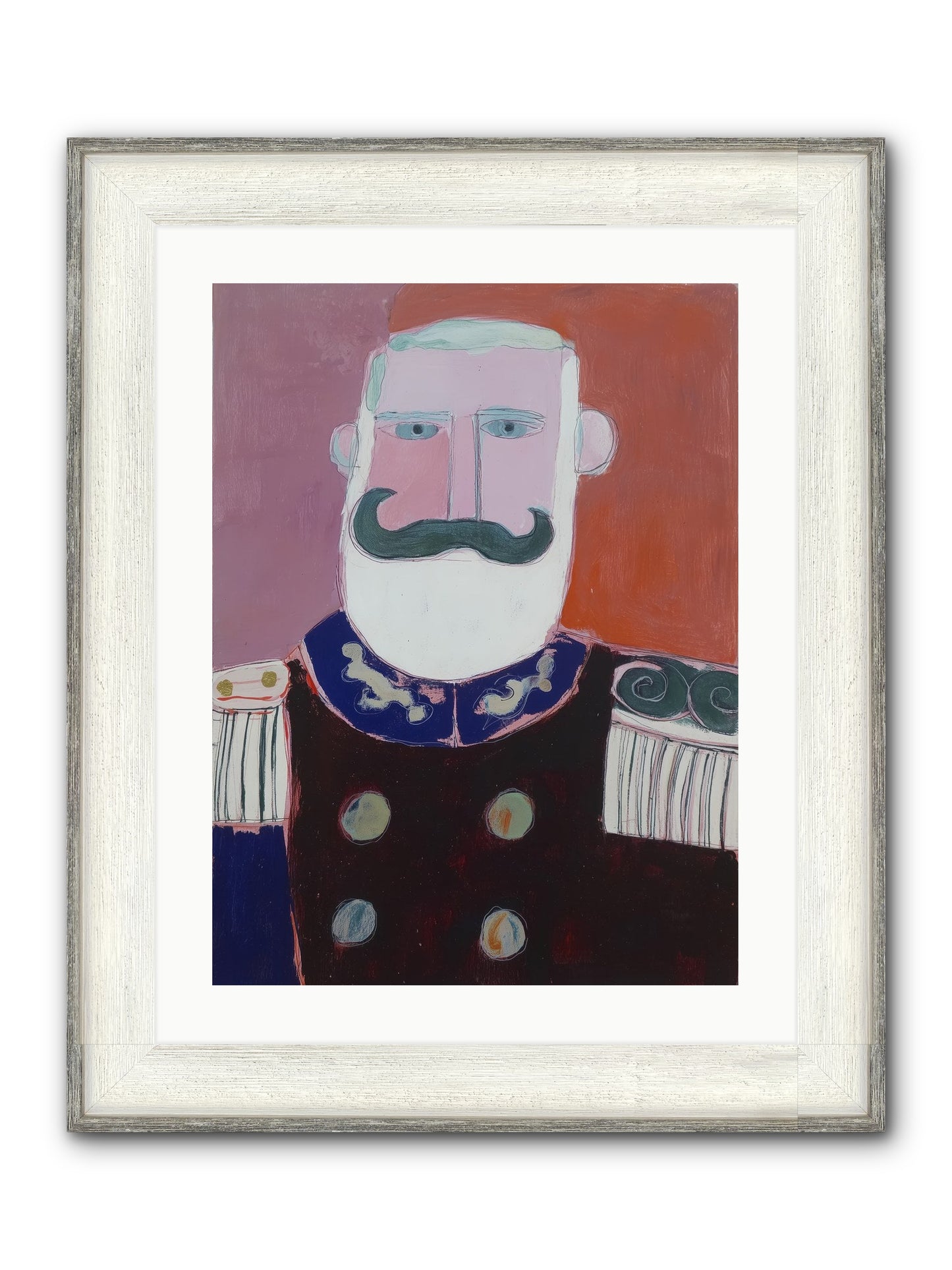 Navigator Of Hope Framed Print - Driftwood White 18x24
