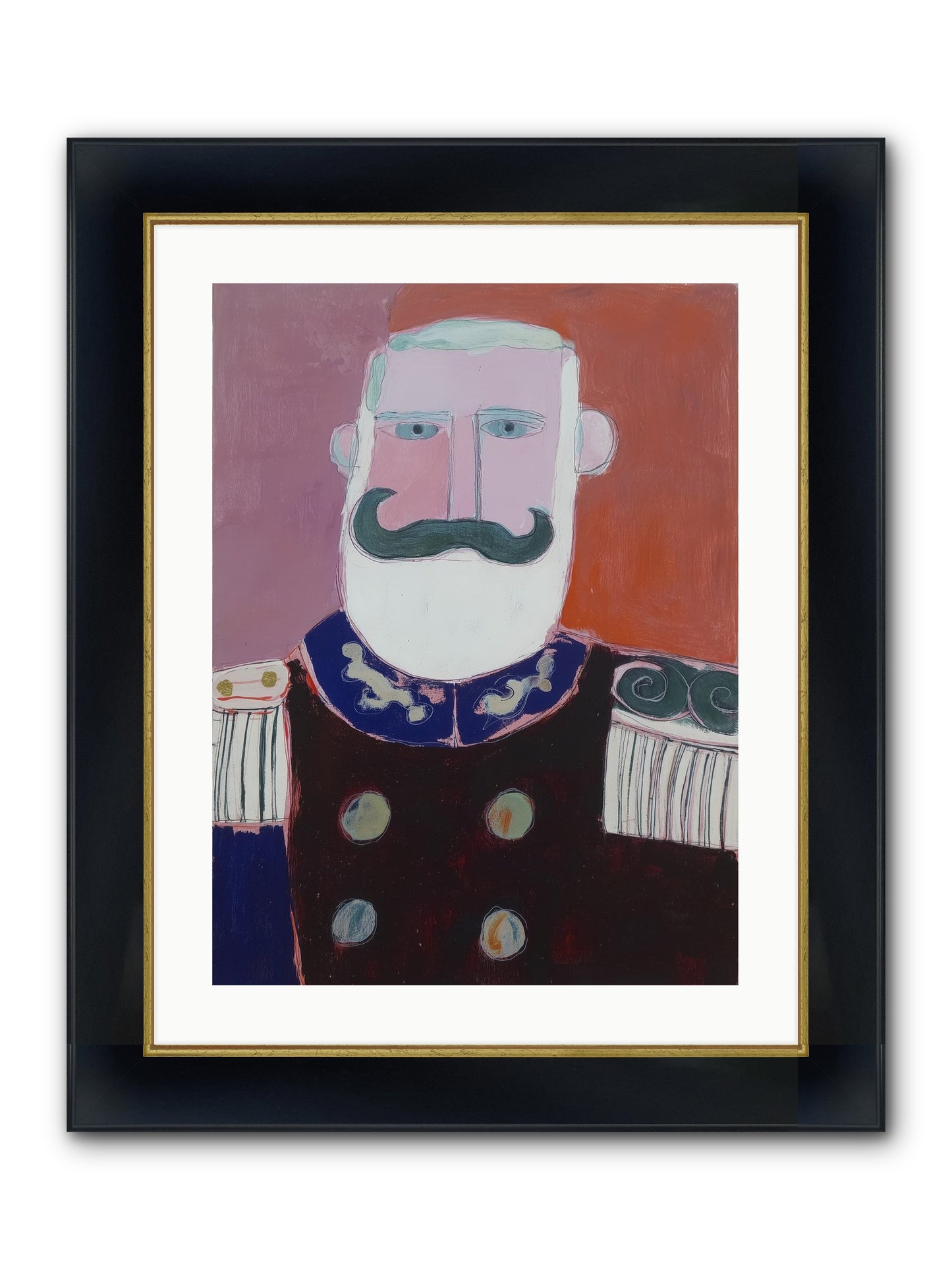Navigator Of Hope Framed Print - Wide Black w/Gold 18x24