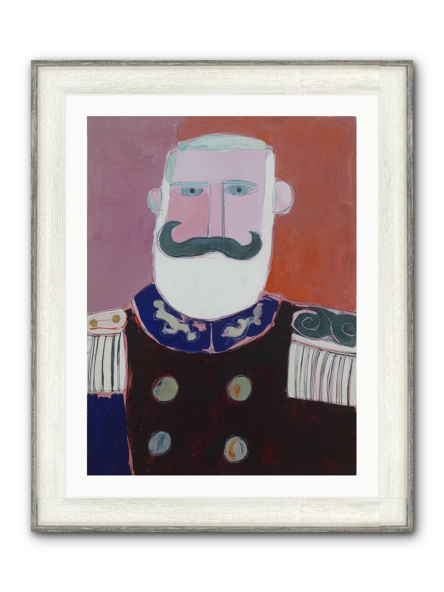 Navigator Of Hope Framed Print - Driftwood White 24x32