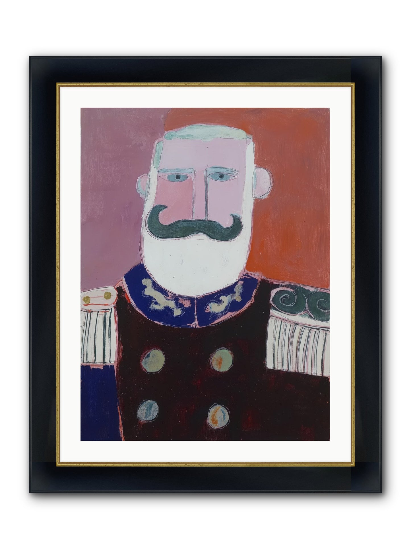 Navigator Of Hope Framed Print - Wide Black w/Gold 24x32