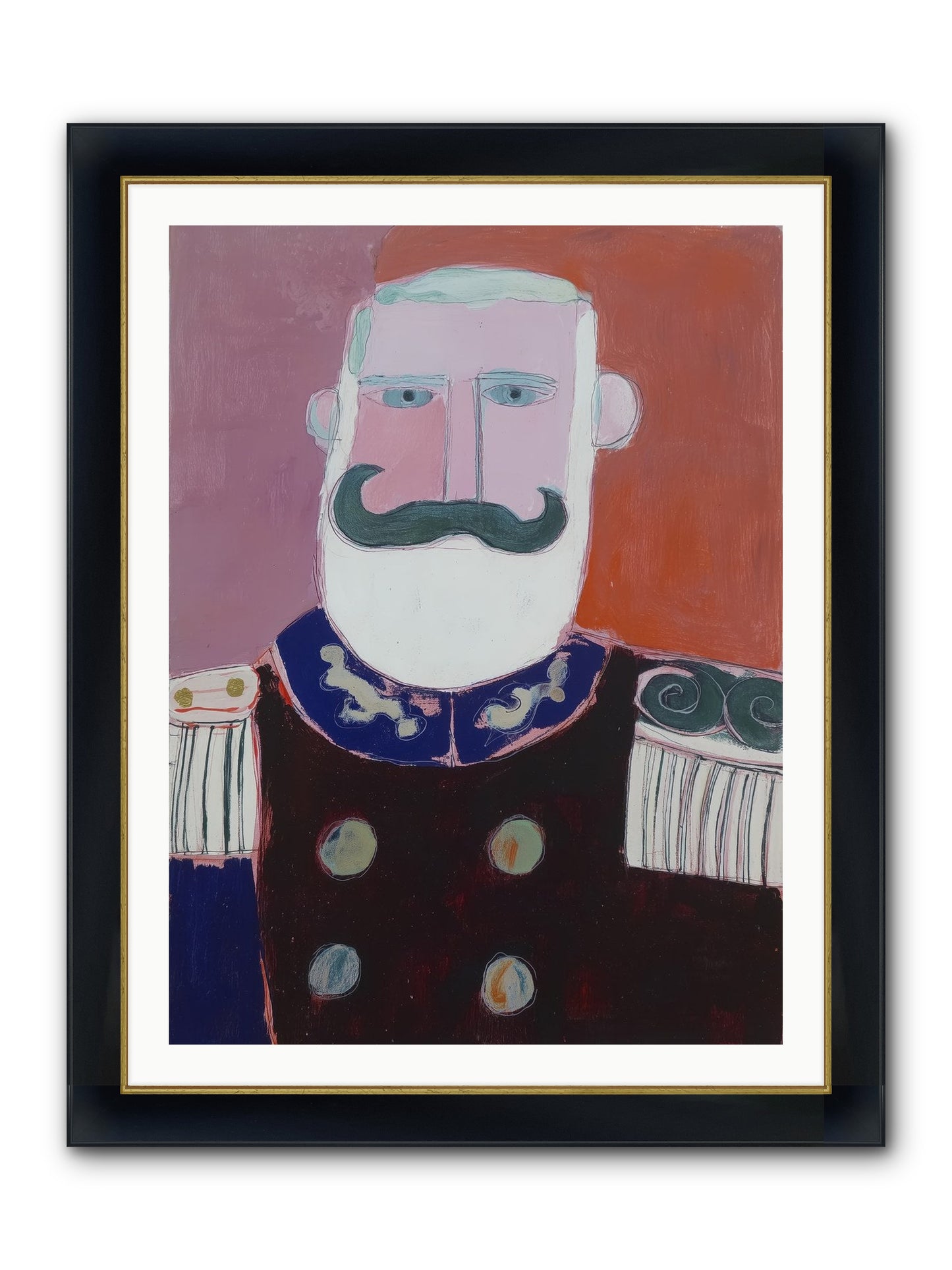 Navigator Of Hope Framed Print - Wide Black w/Gold 30x40