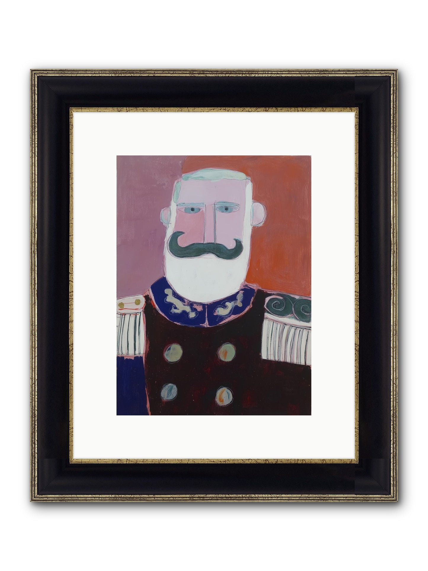 Navigator Of Hope Framed Print - Black & Gold 9x12
