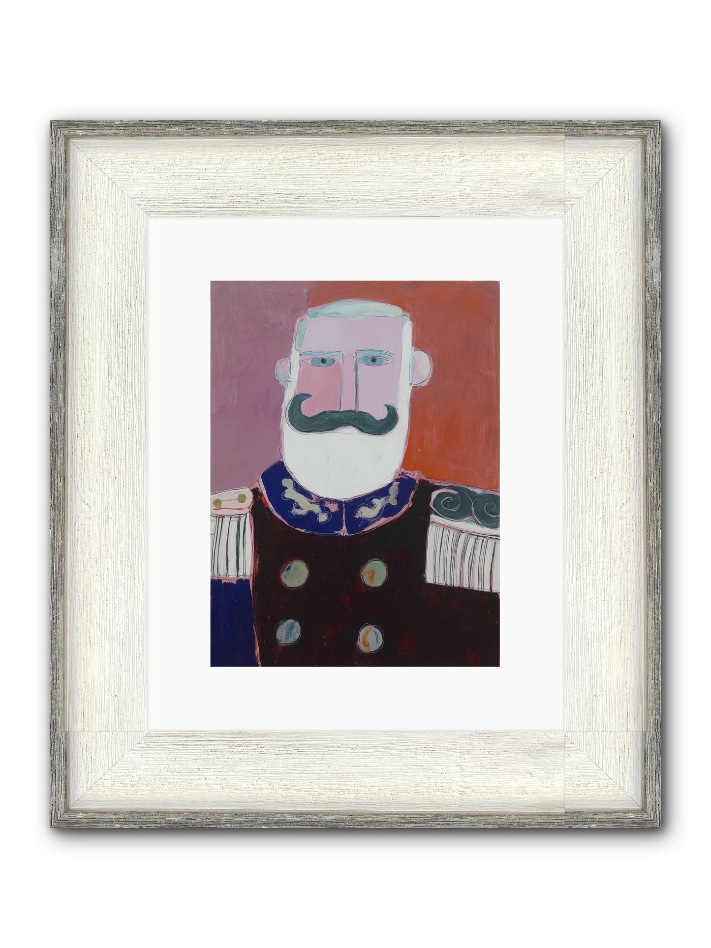 Navigator Of Hope Framed Print - Driftwood White 9x12