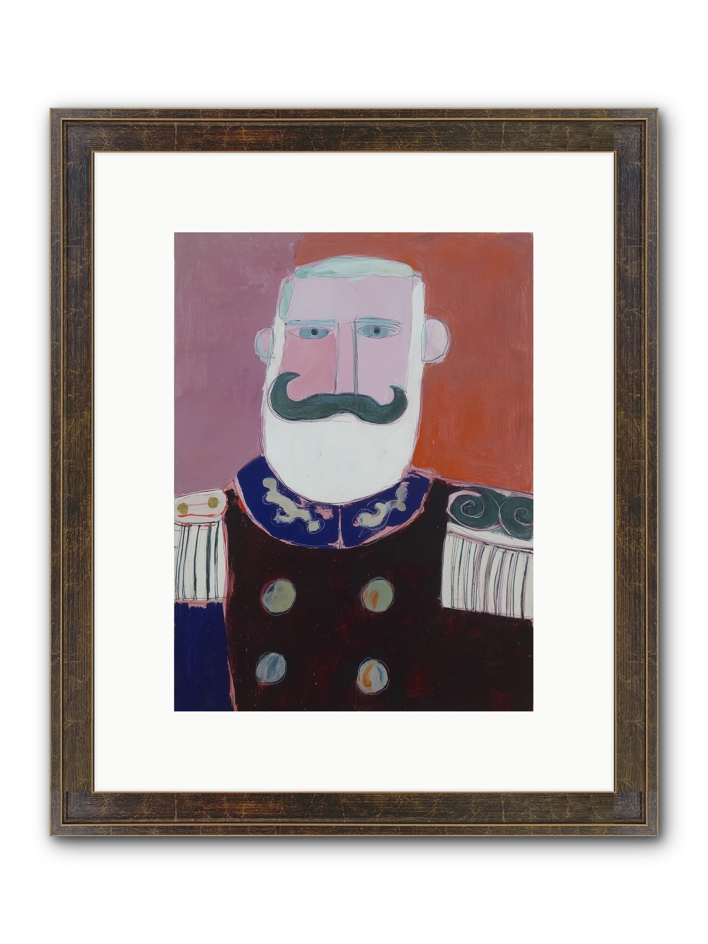 Navigator Of Hope Framed Print - Slimwoods Black/Gold 9x12