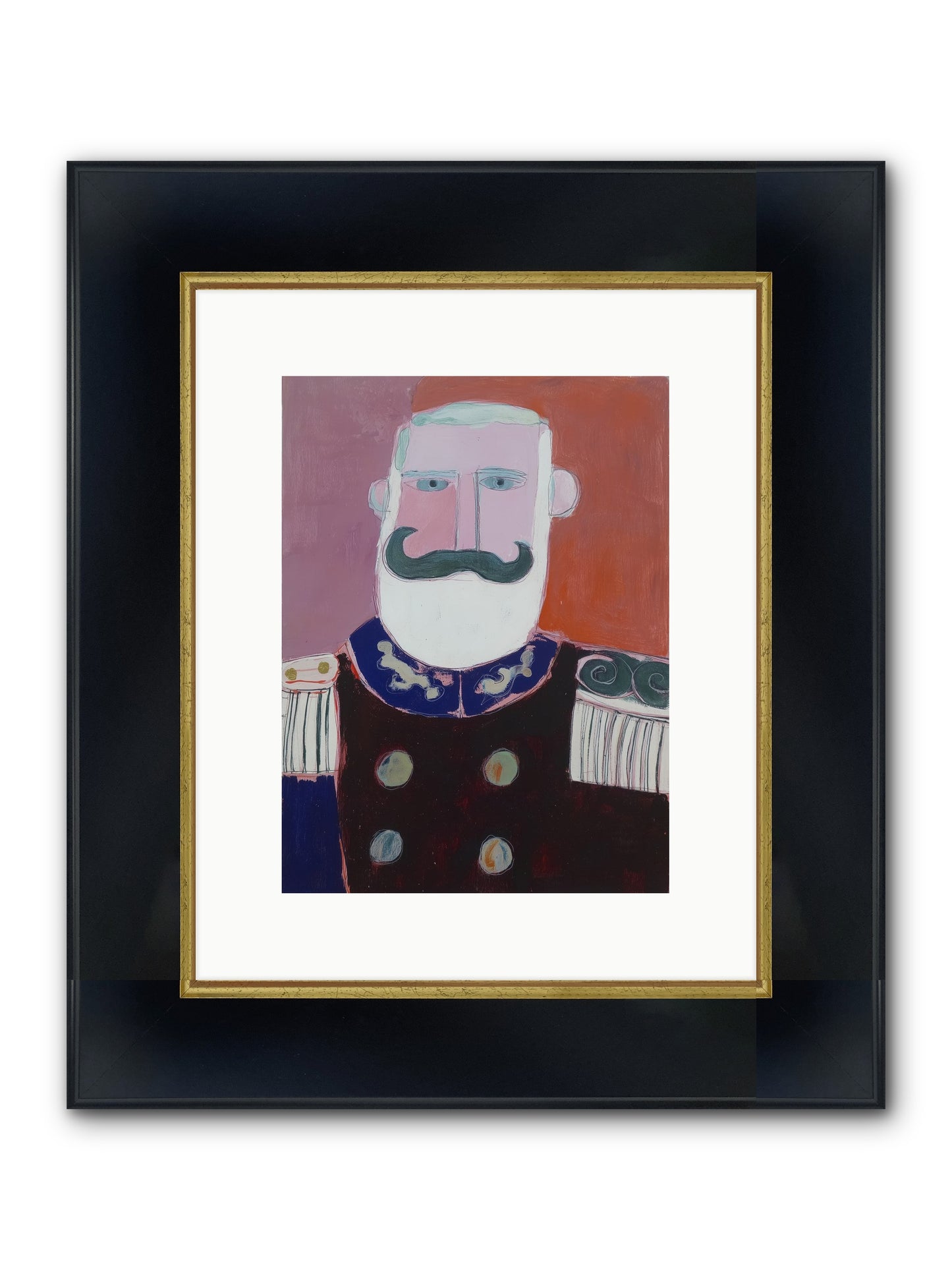 Navigator Of Hope Framed Print - Wide Black w/Gold 9x12