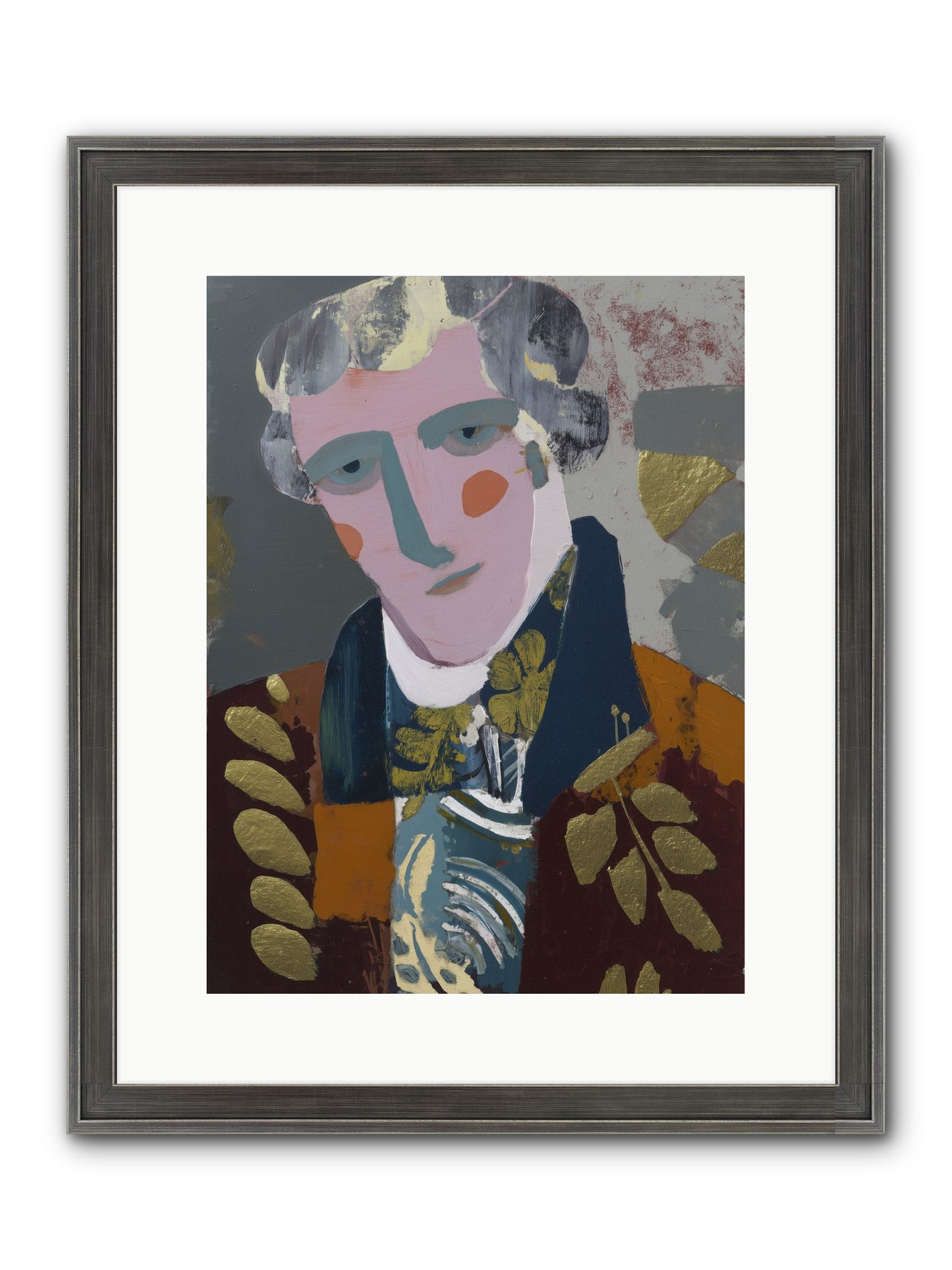 Neptune's Confidant Framed Print - Slimwoods Black/Silver 12x16