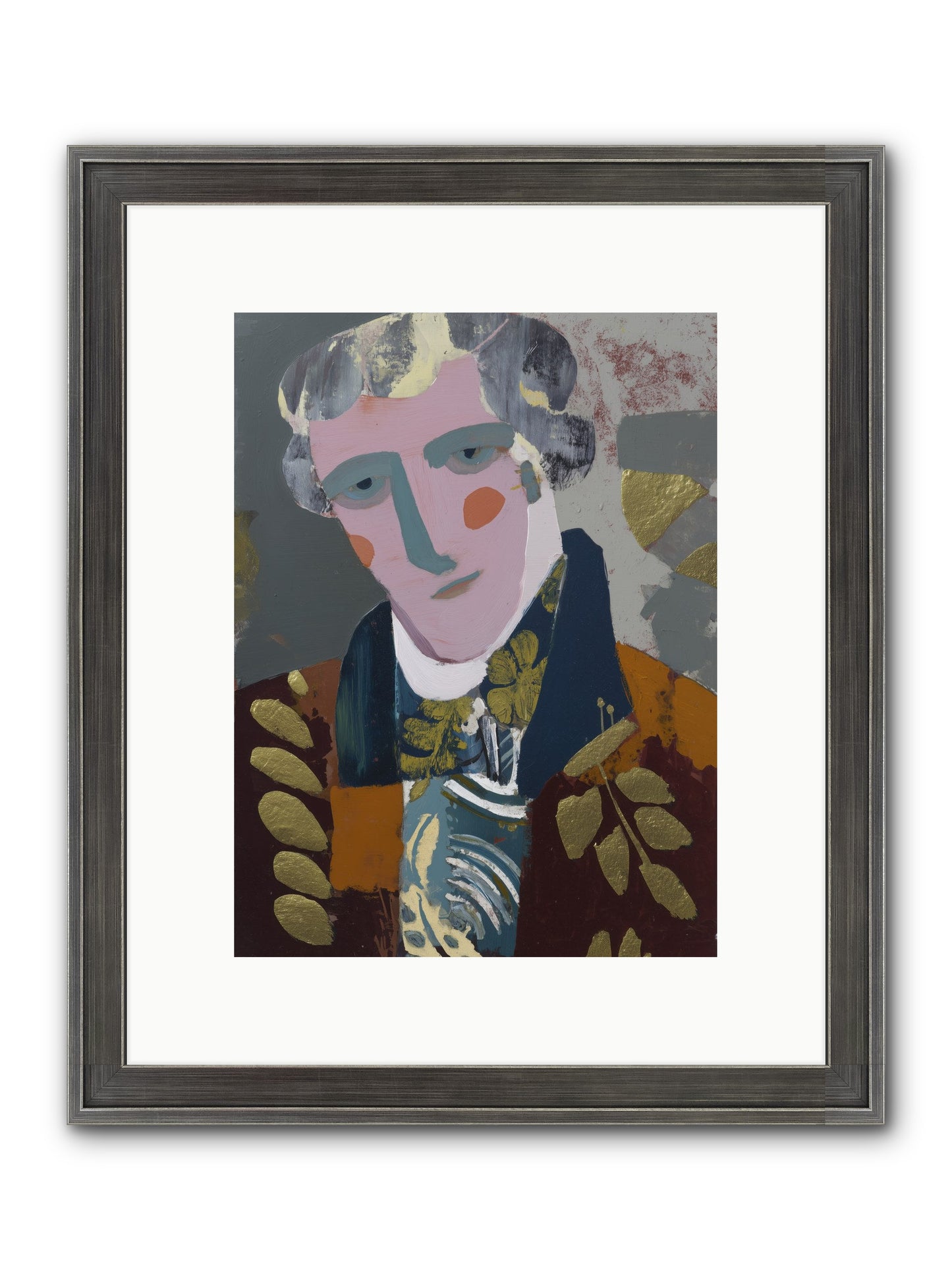 Neptune's Confidant Framed Print - Slimwoods Black/Silver 9x12
