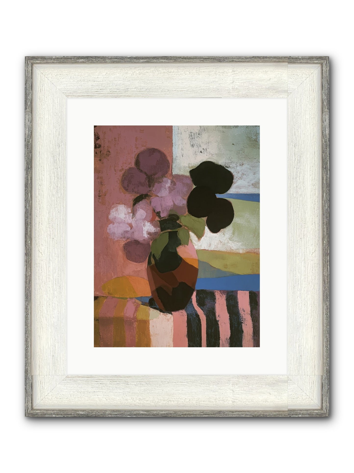 Netherfield Framed Print - Driftwood White 12x16