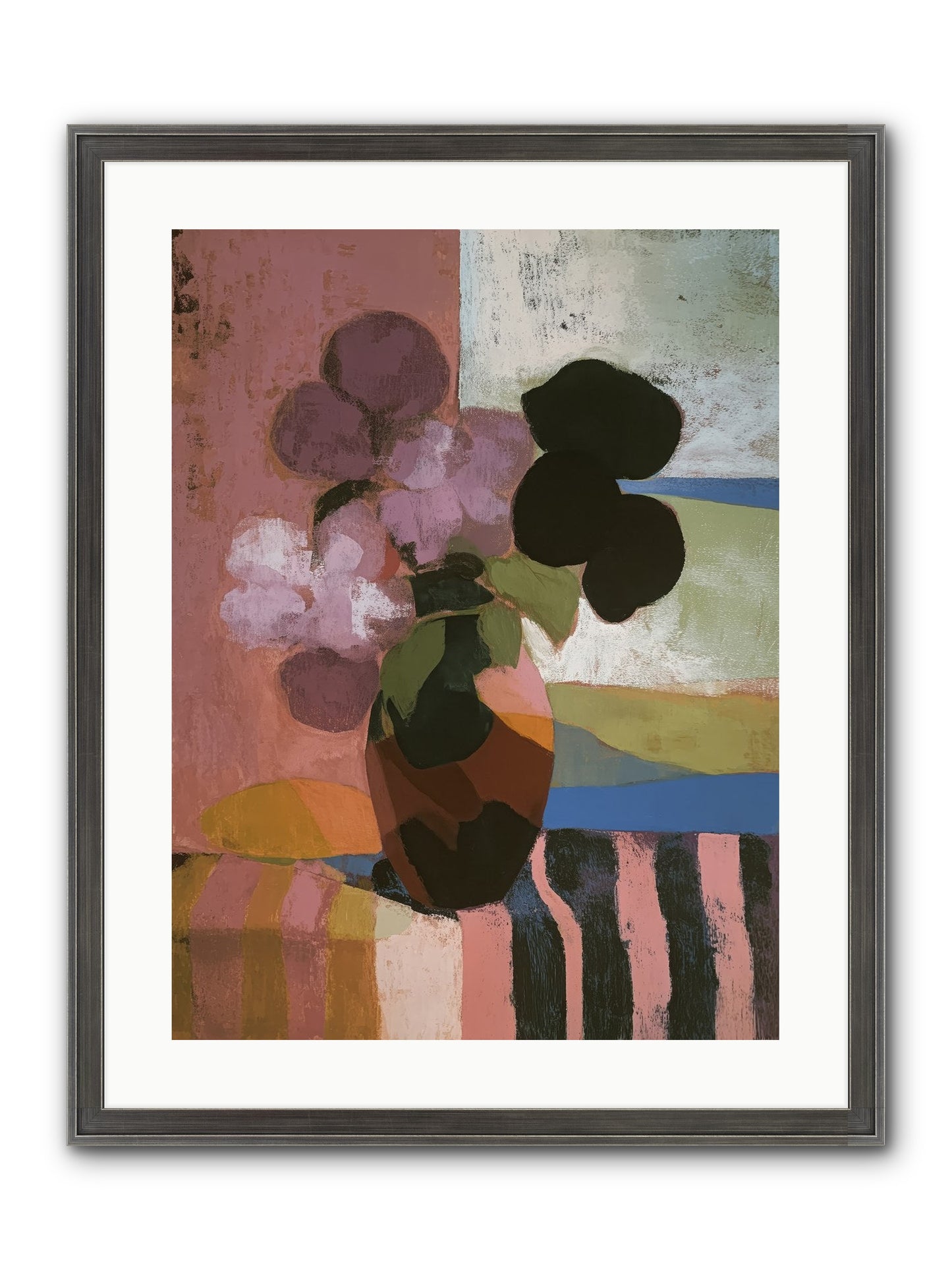 Netherfield Framed Print - Slimwoods Black/Silver 18x24