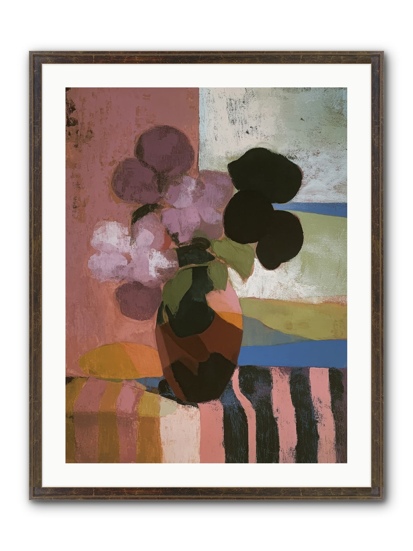Netherfield Framed Print - Slimwoods Black/Gold 24x32