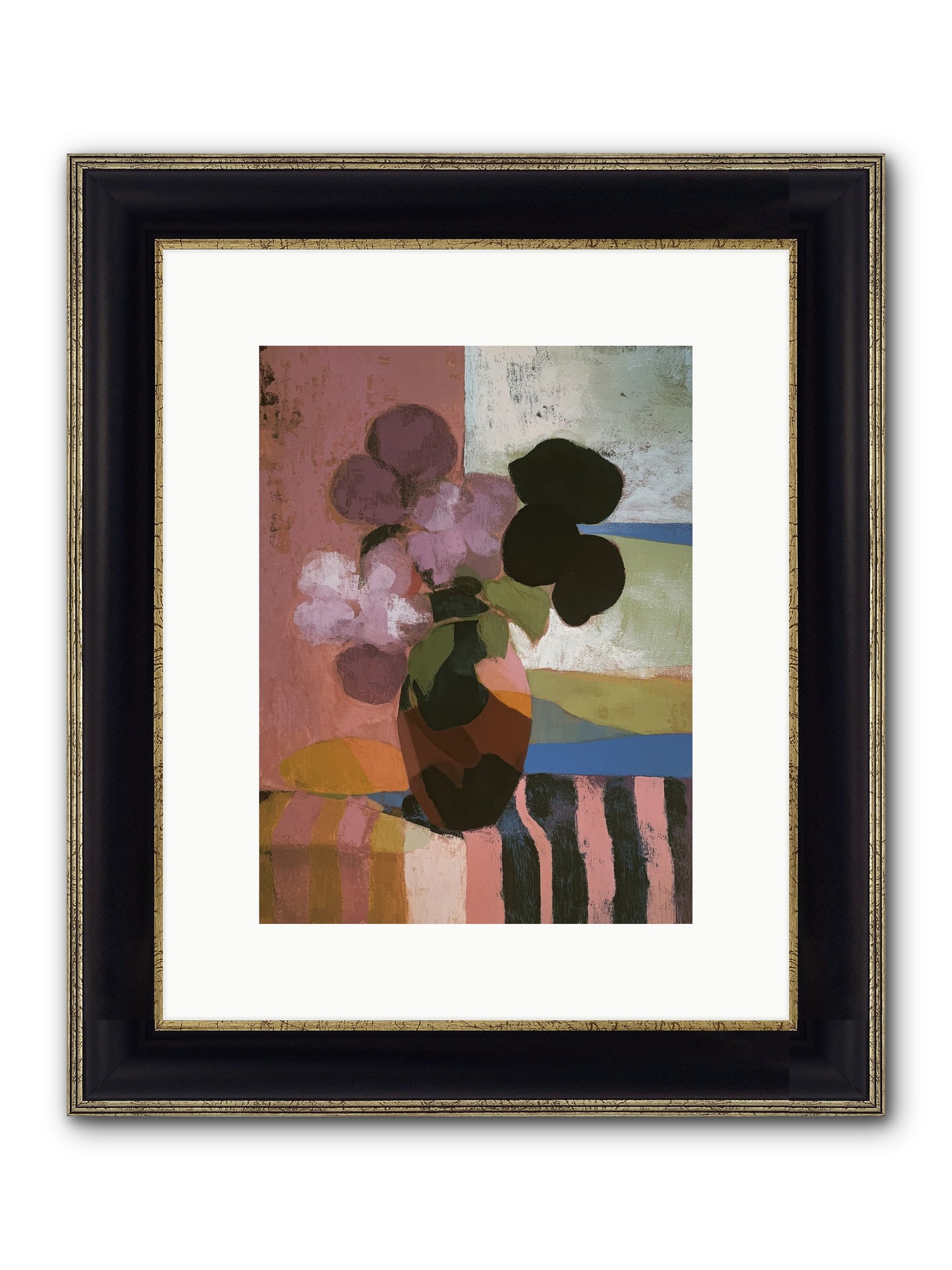 Netherfield Framed Print - Black & Gold 9x12