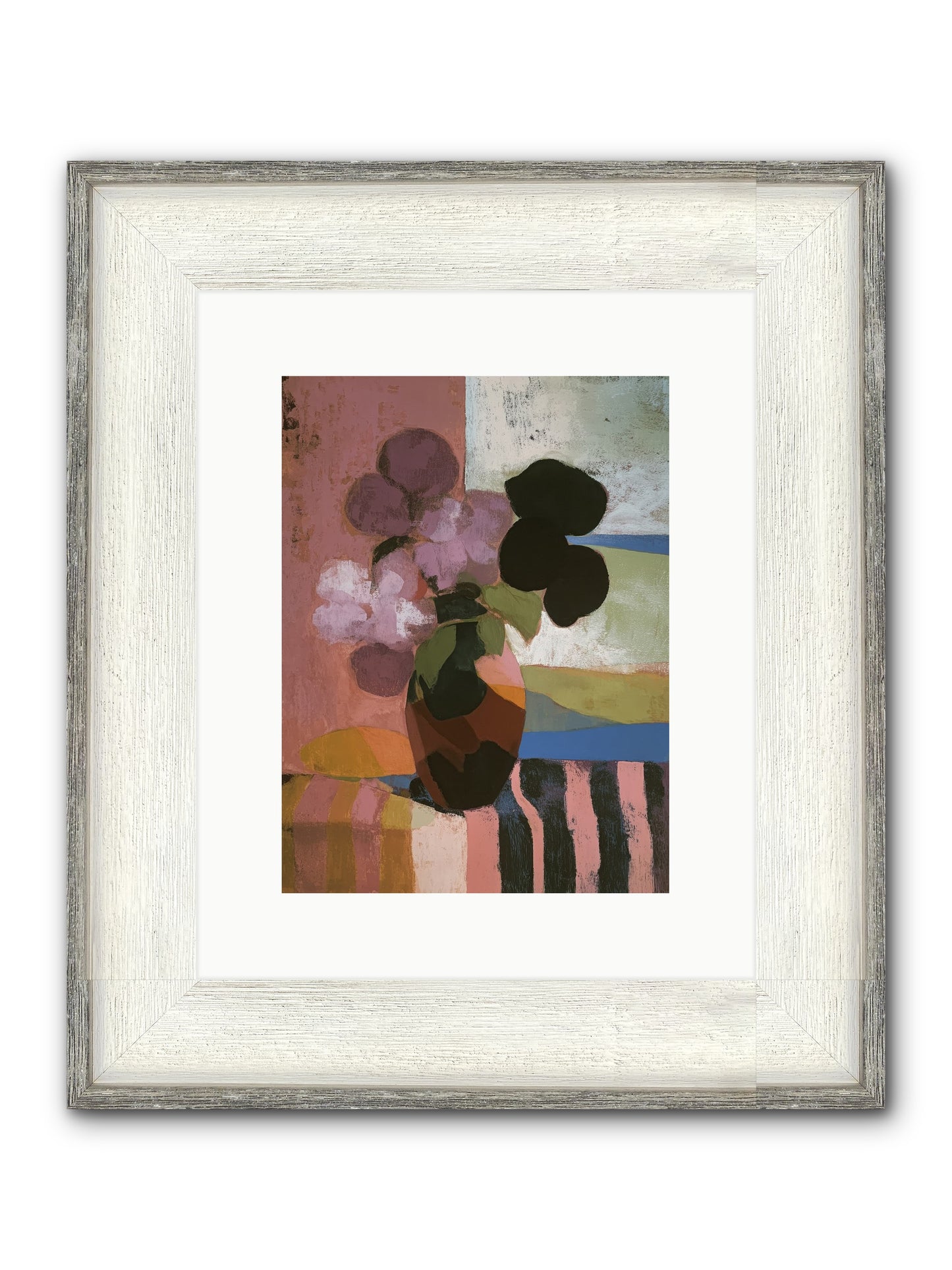 Netherfield Framed Print - Driftwood White 9x12