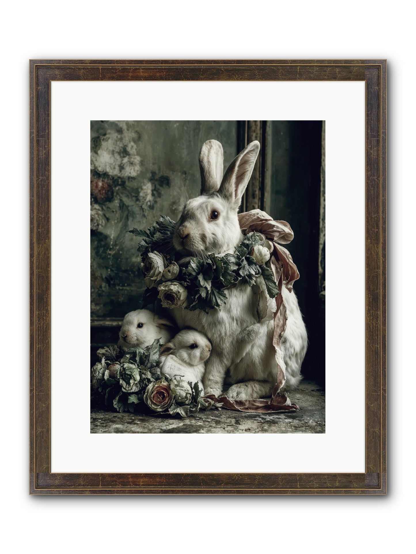 Never Ending Story Framed Print - Slimwoods Black/Gold 12x16
