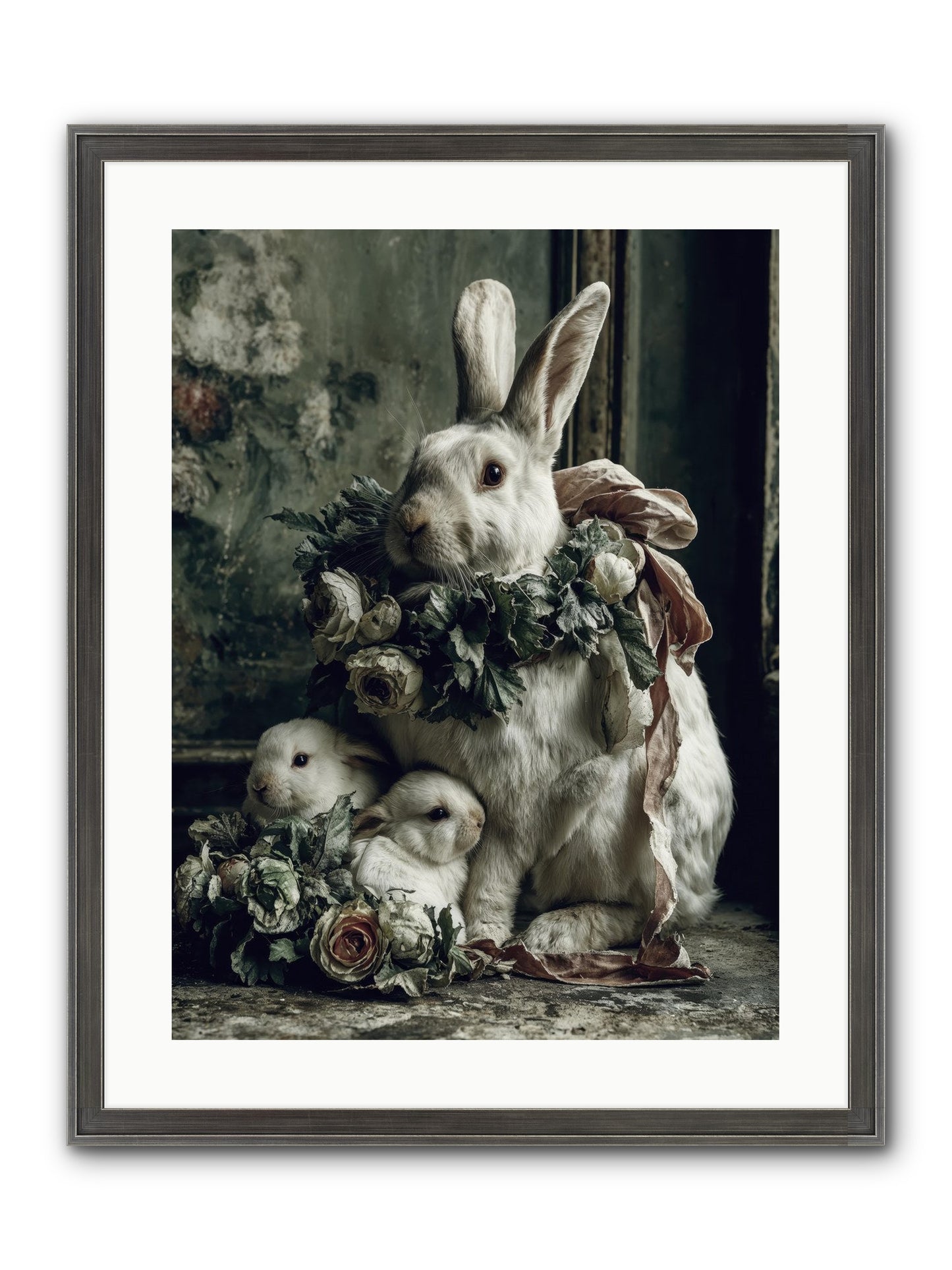 Never Ending Story Framed Print - Slimwoods Black/Silver 18x24