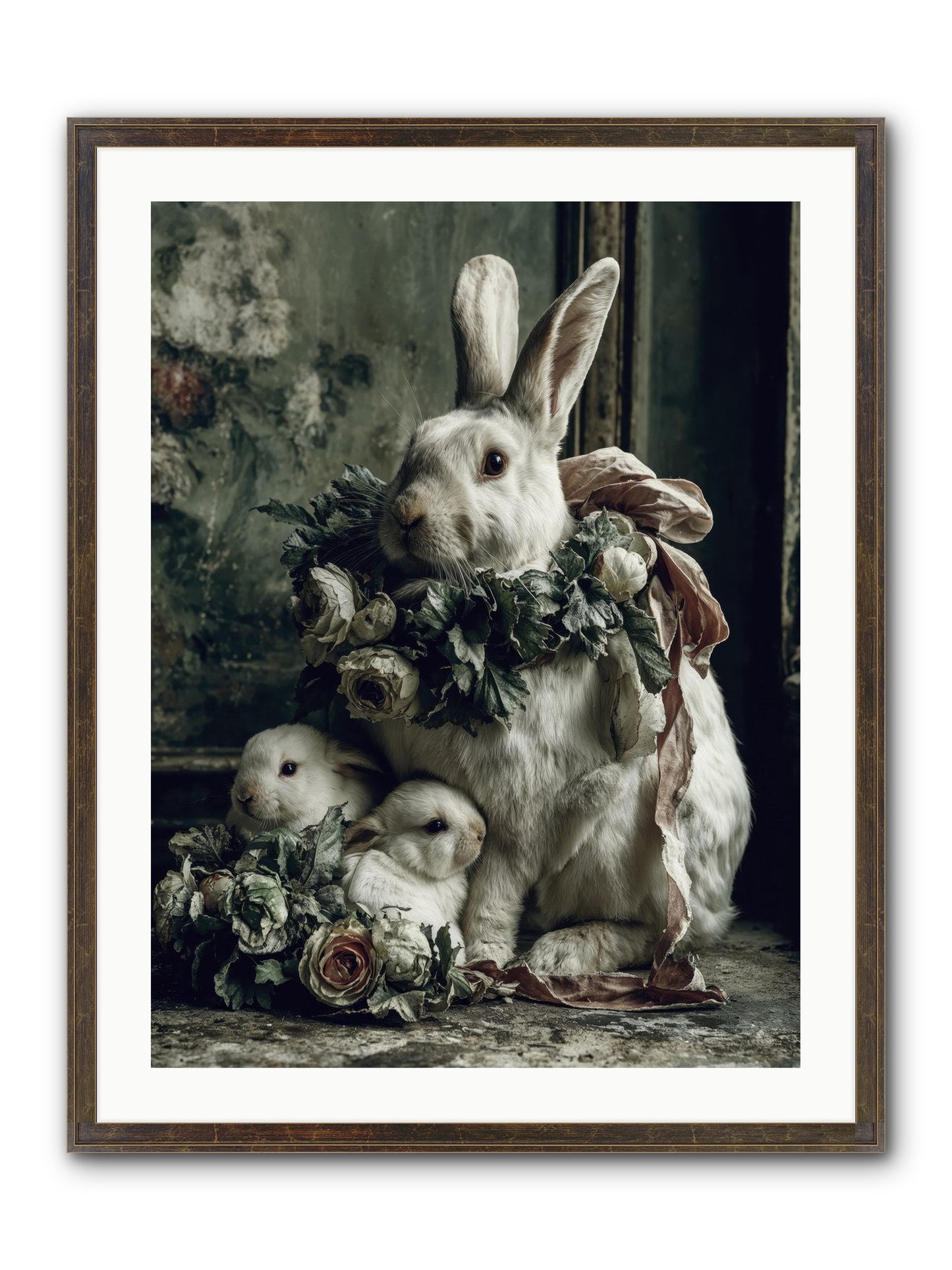 Never Ending Story Framed Print - Slimwoods Black/Gold 24x32