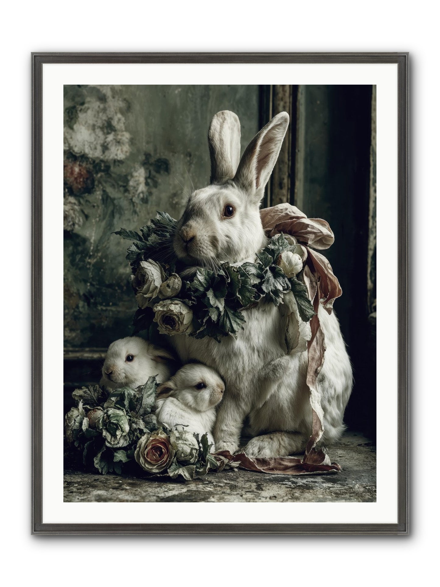 Never Ending Story Framed Print - Slimwoods Black/Silver 30x40