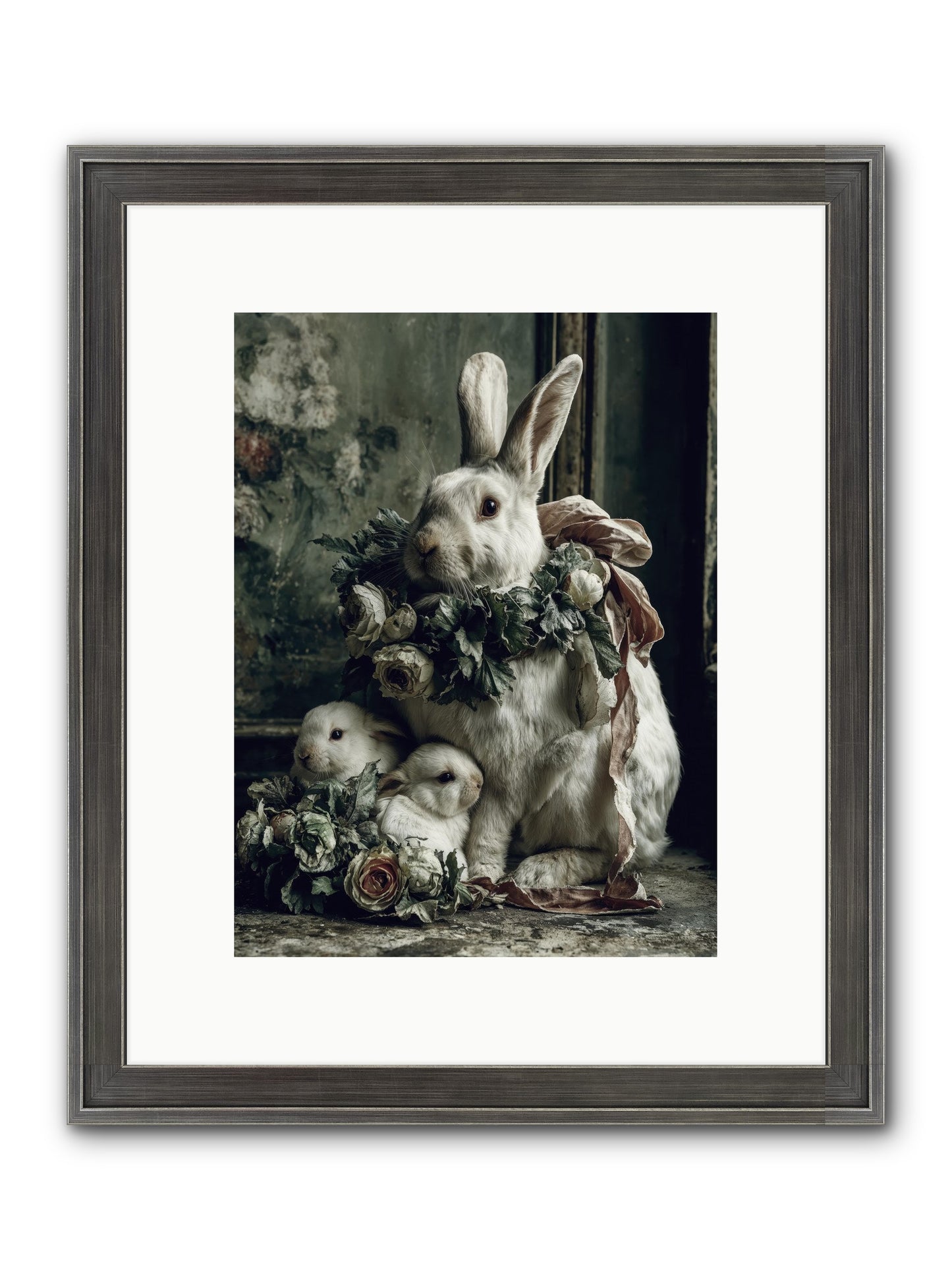 Never Ending Story Framed Print - Slimwoods Black/Silver 9x12