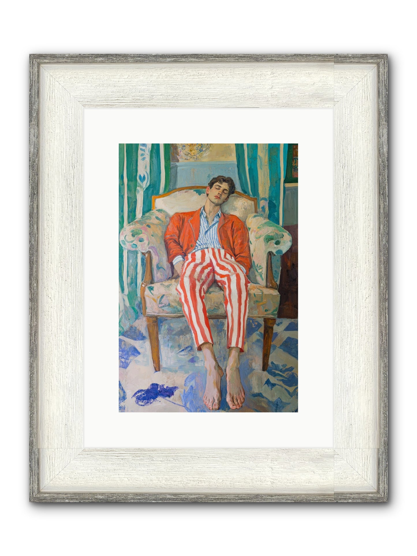 Never-Ending Weekend Framed Print - Driftwood White 10x15