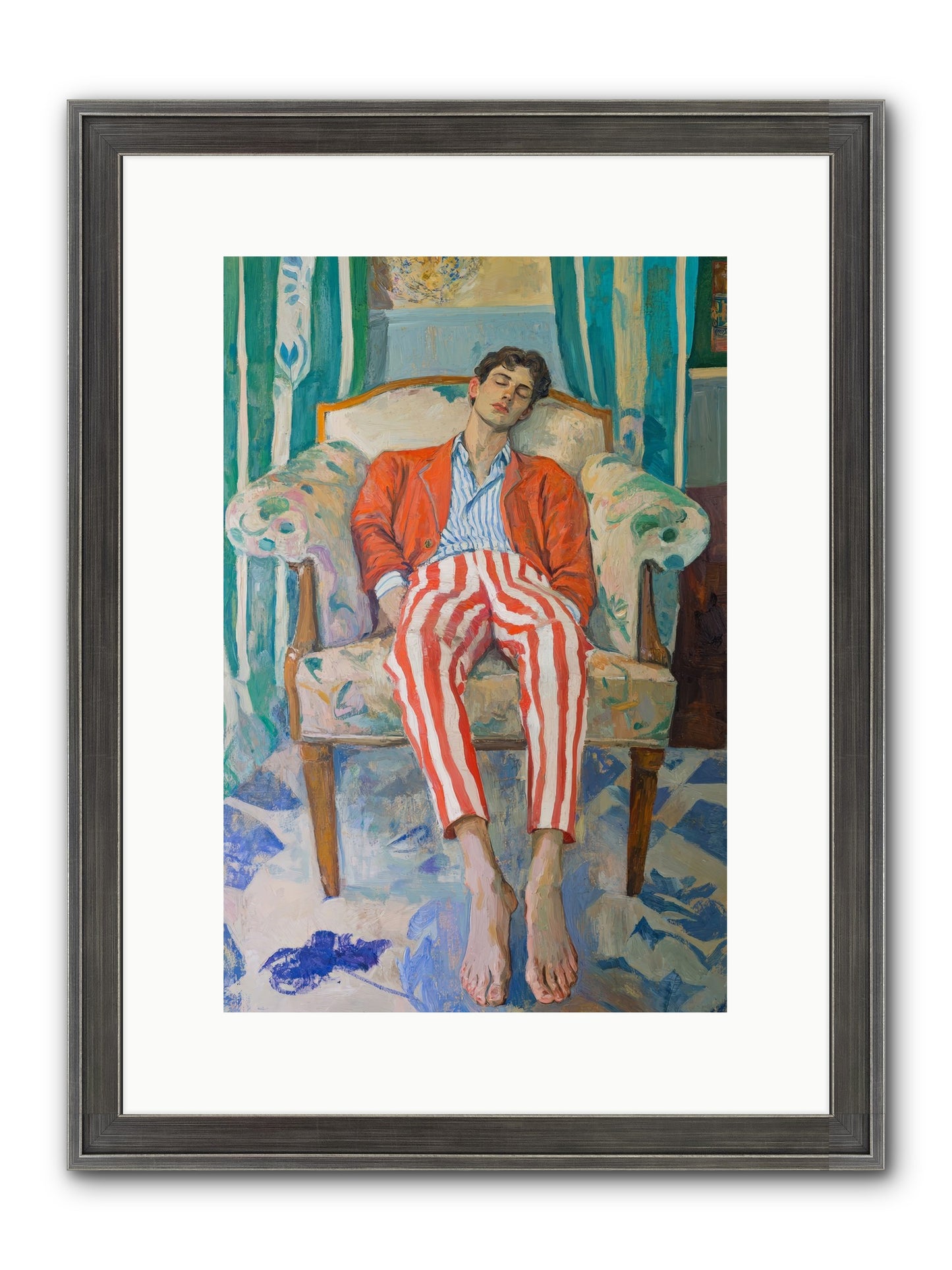 Never-Ending Weekend Framed Print - Slimwoods Black/Silver 10x15