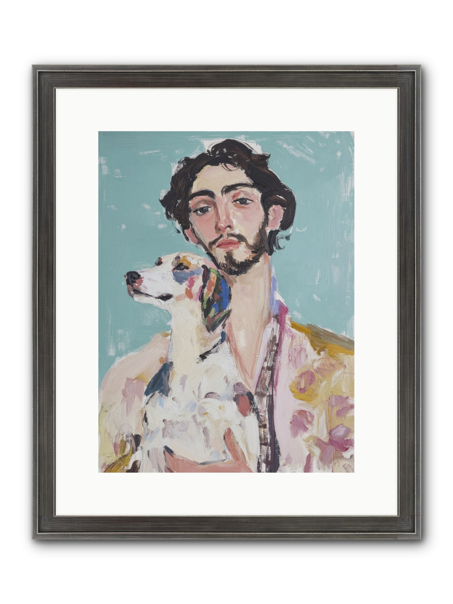 Never Without You Framed Print - Slimwoods Black/Silver 12x16