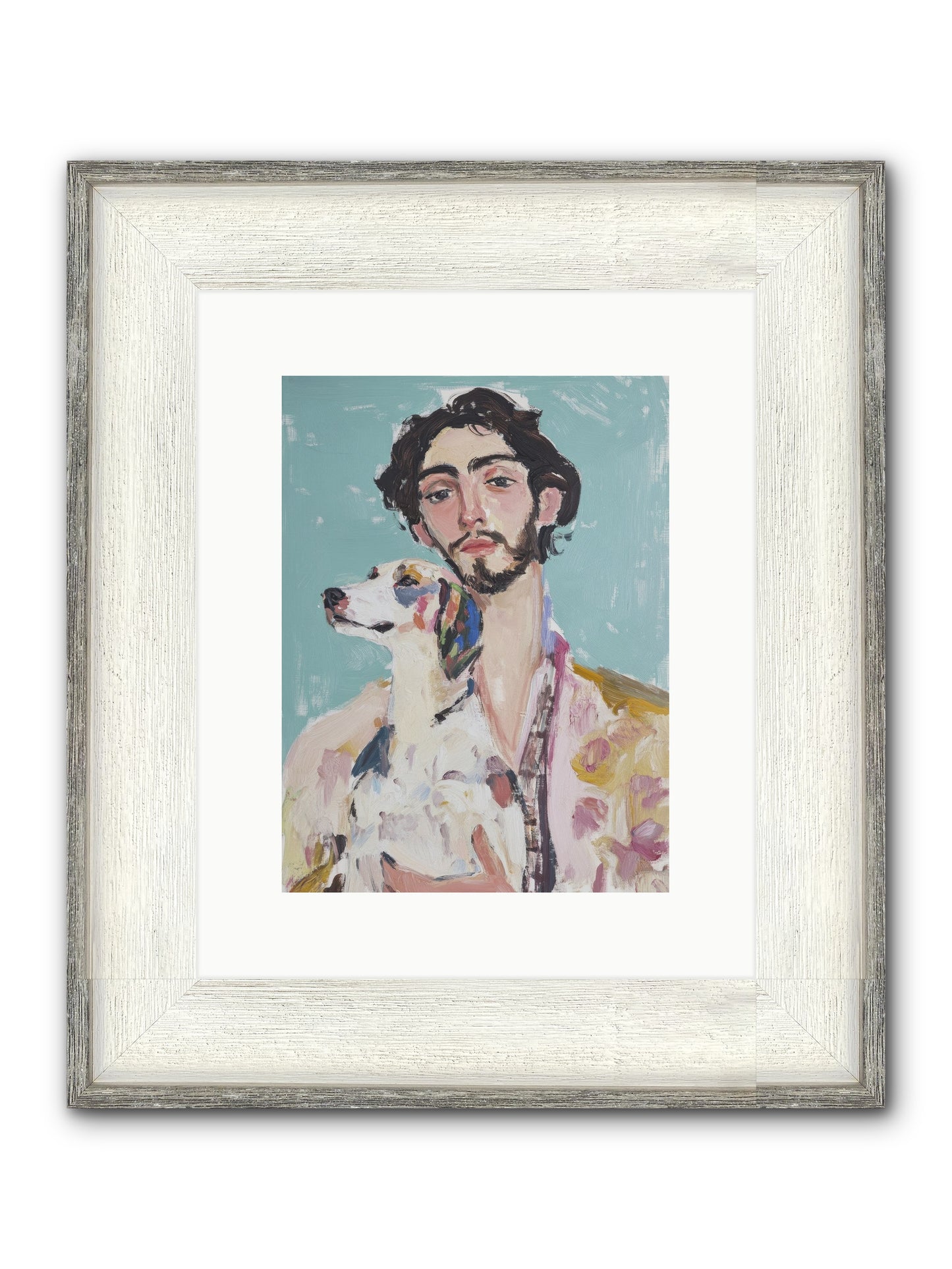 Never Without You Framed Print - Driftwood White 9x12