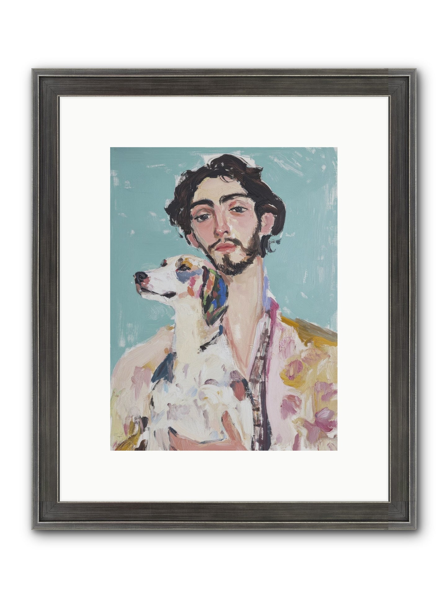 Never Without You Framed Print - Slimwoods Black/Silver 9x12