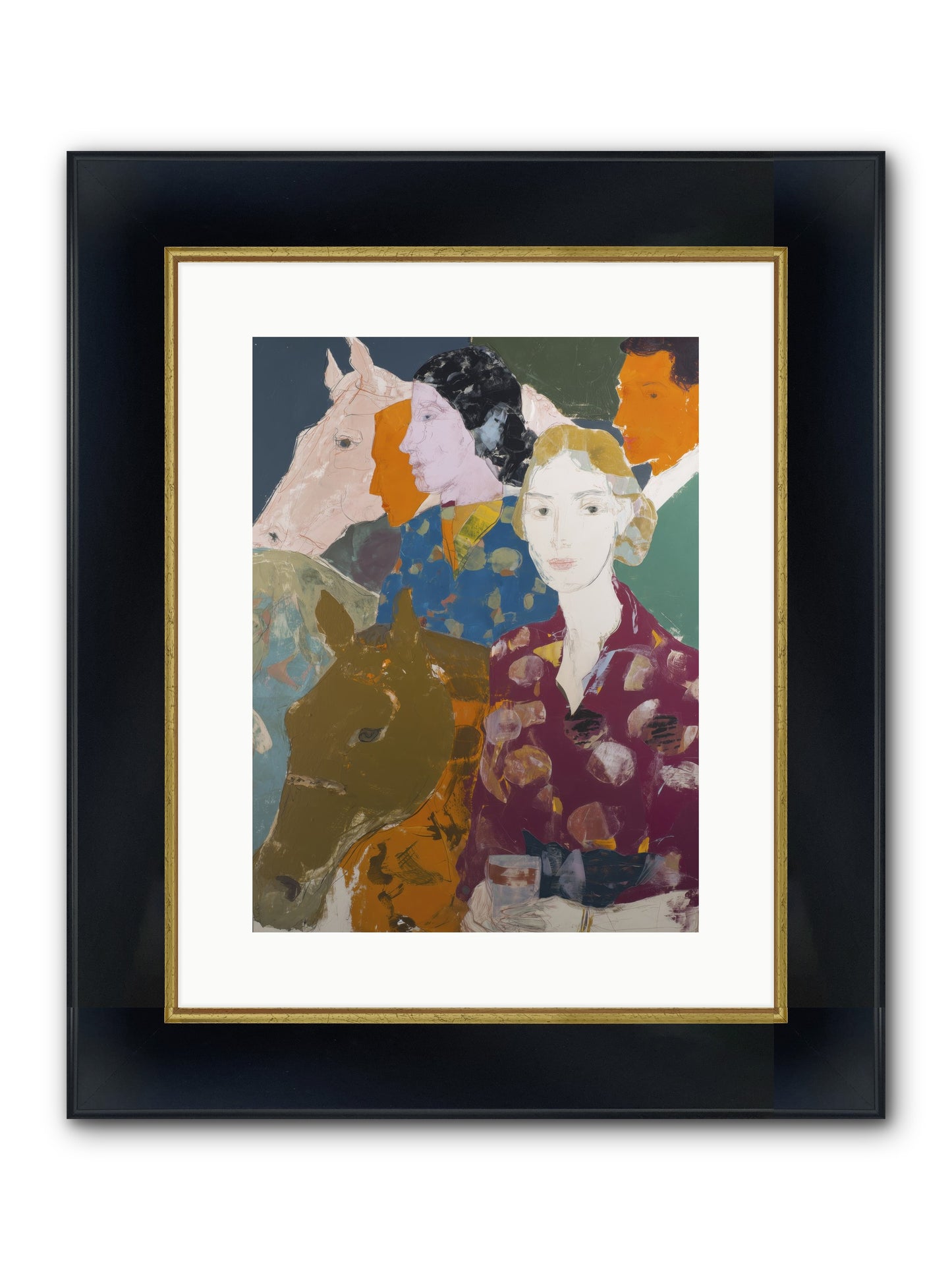 New Hope Framed Print - Wide Black w/Gold 12x16