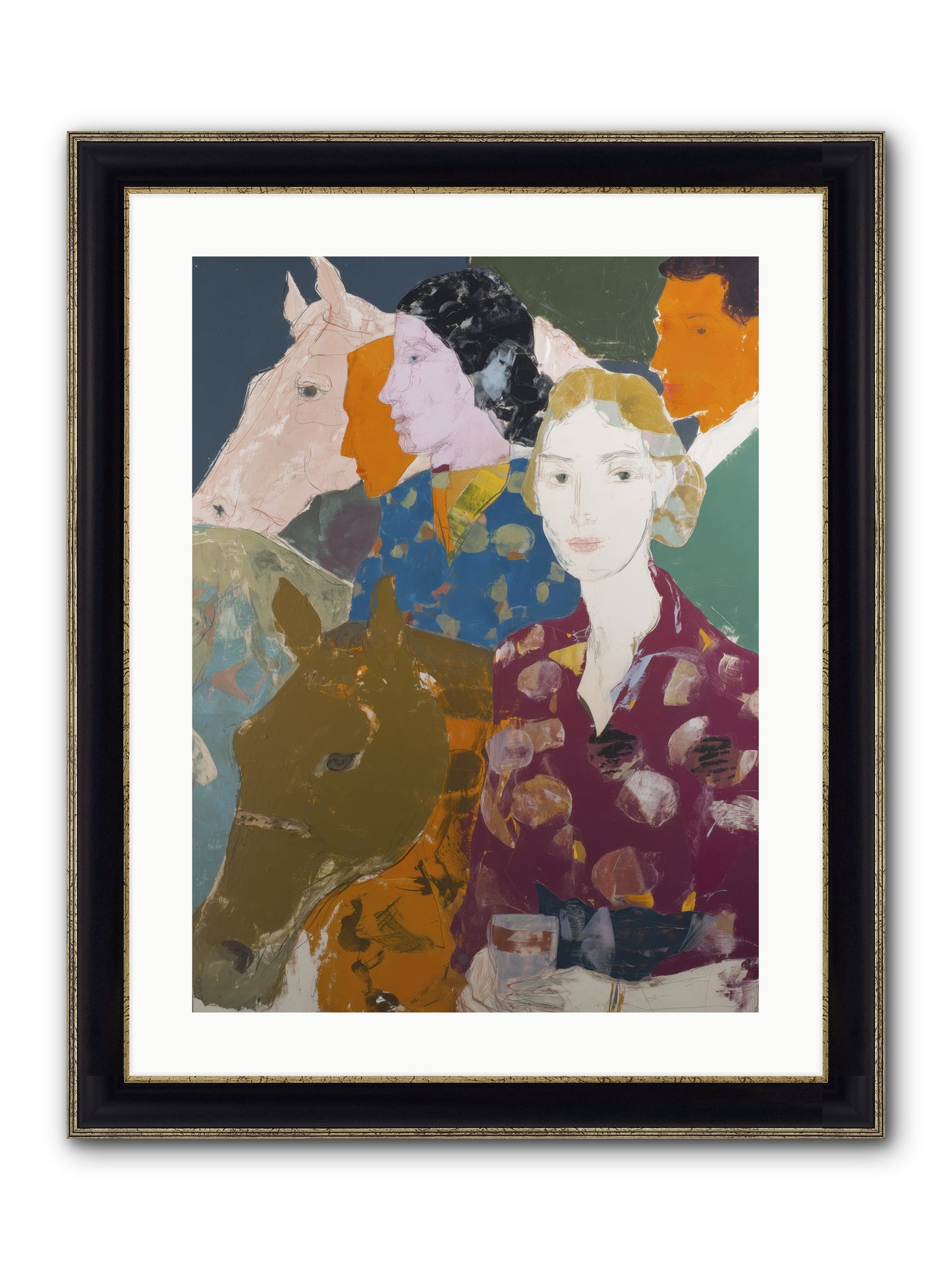 New Hope Framed Print - Black & Gold 18x24