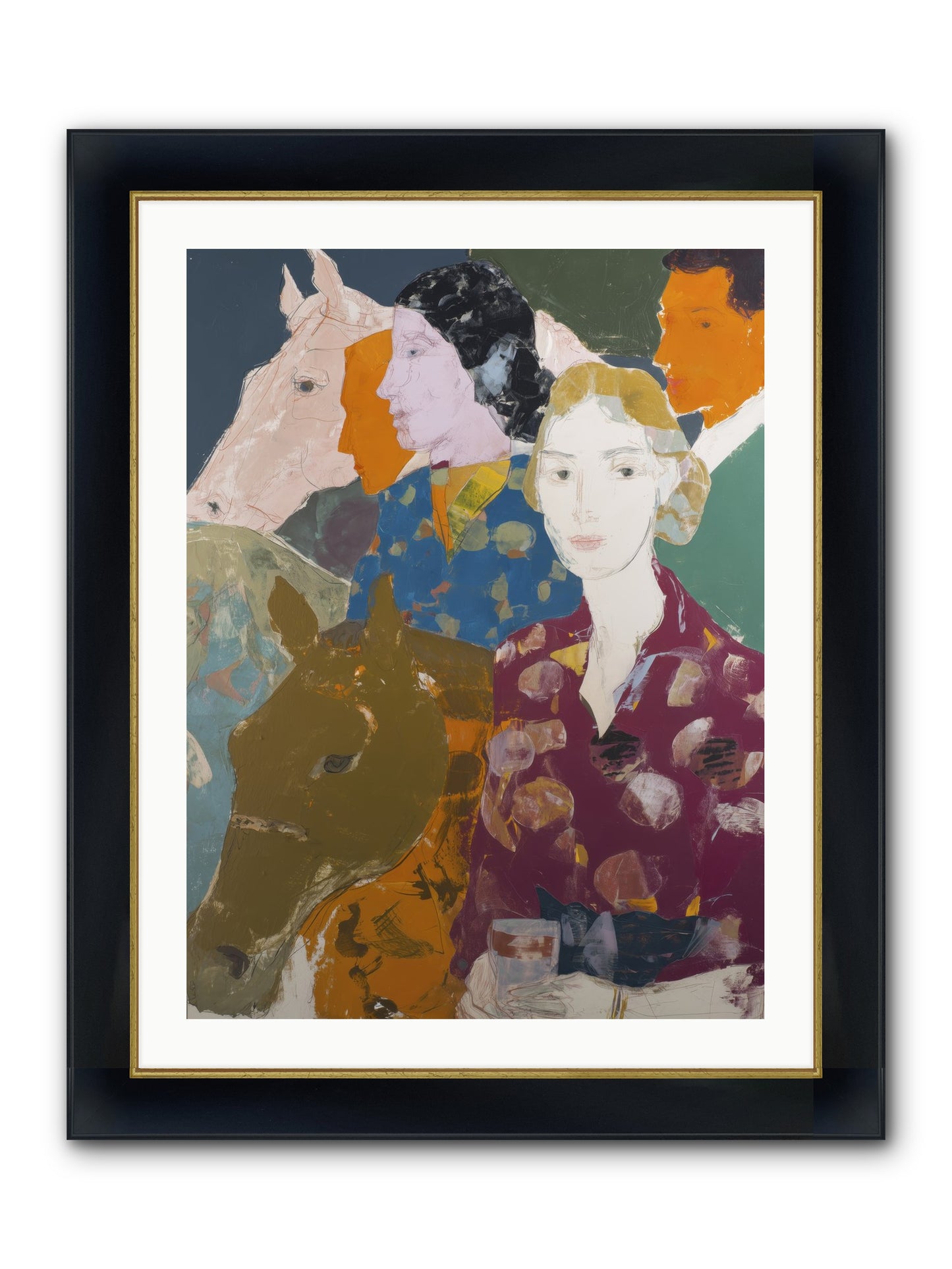 New Hope Framed Print - Wide Black w/Gold 24x32