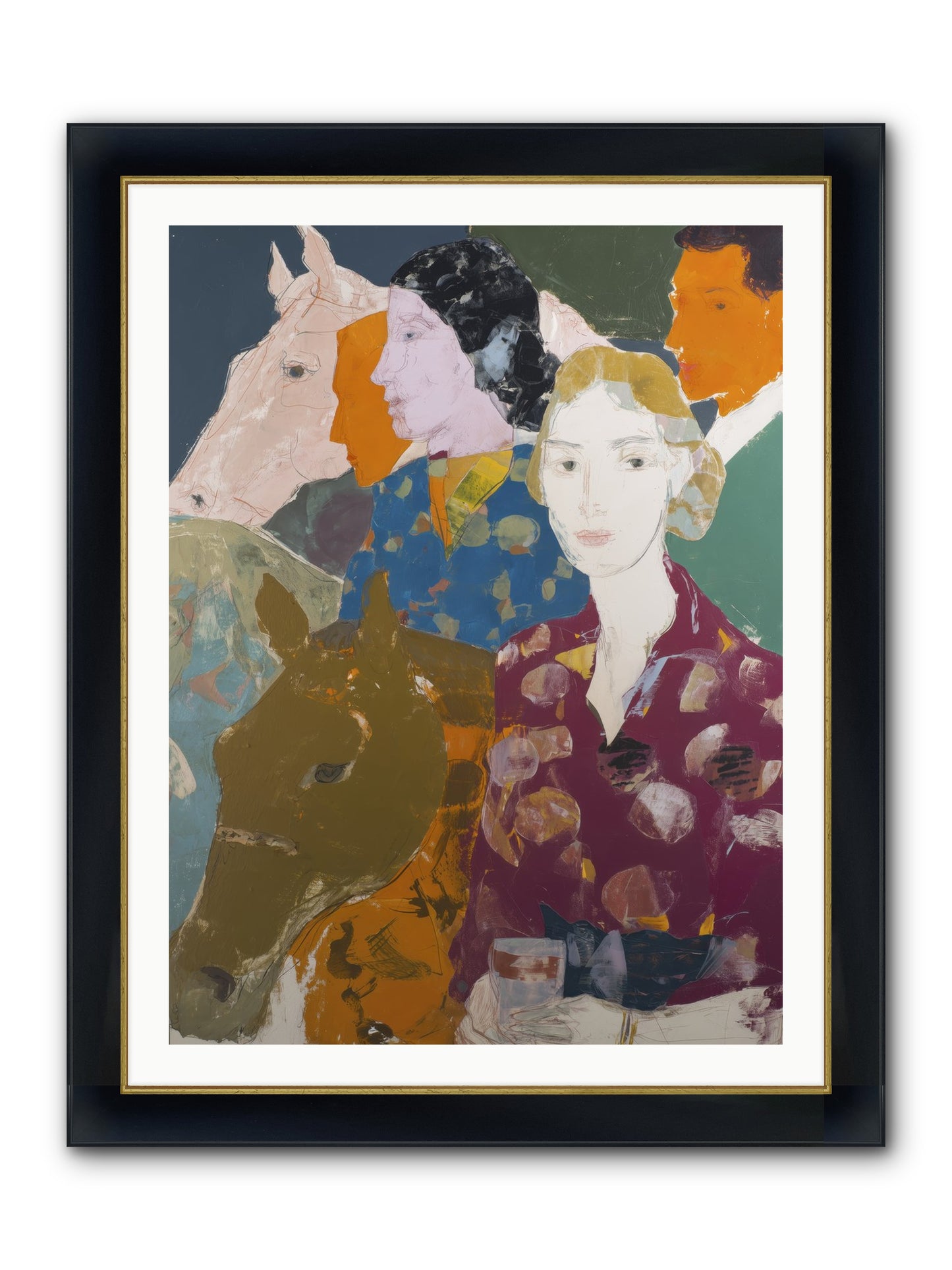 New Hope Framed Print - Wide Black w/Gold 30x40