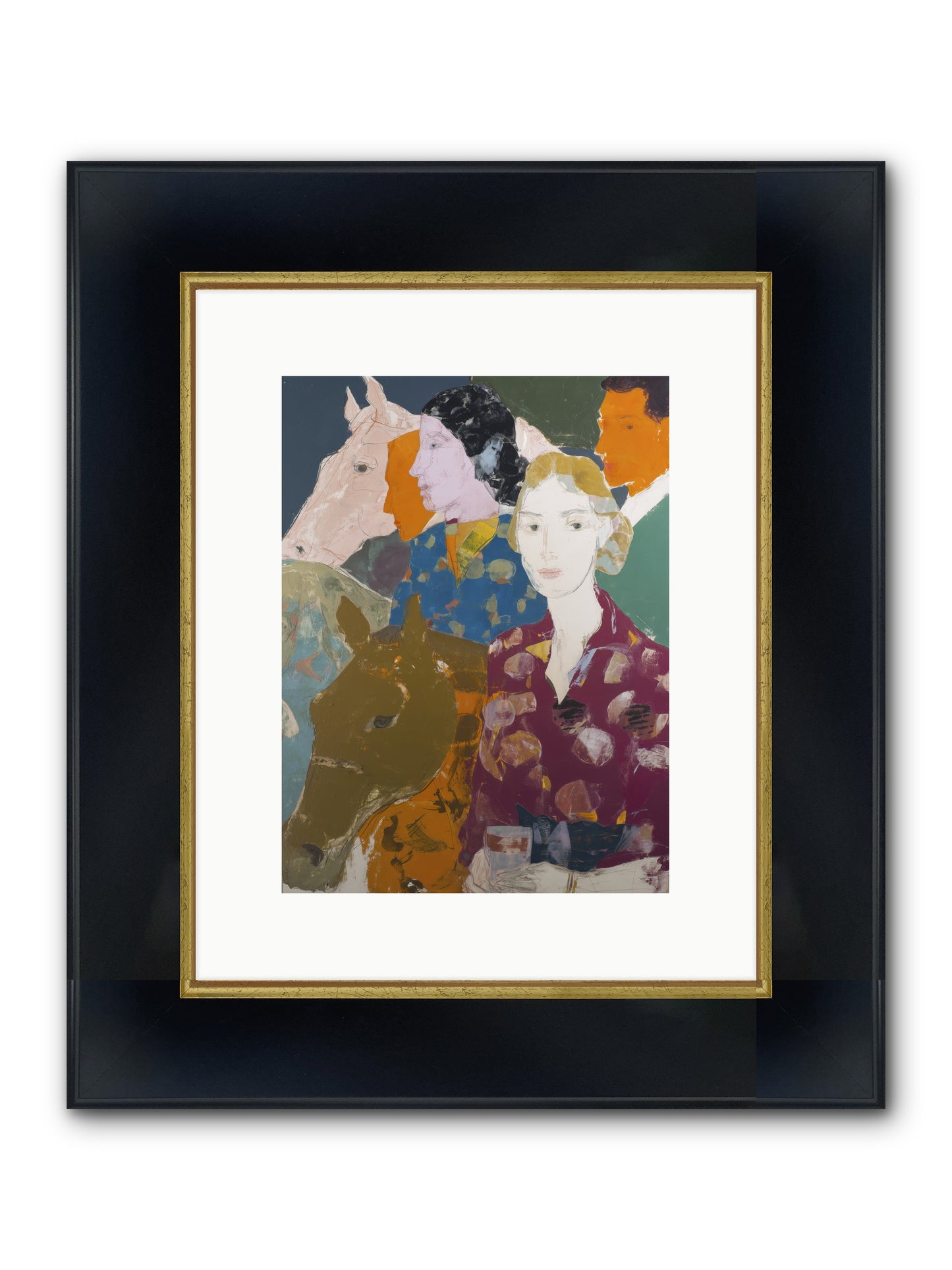 New Hope Framed Print - Wide Black w/Gold 9x12