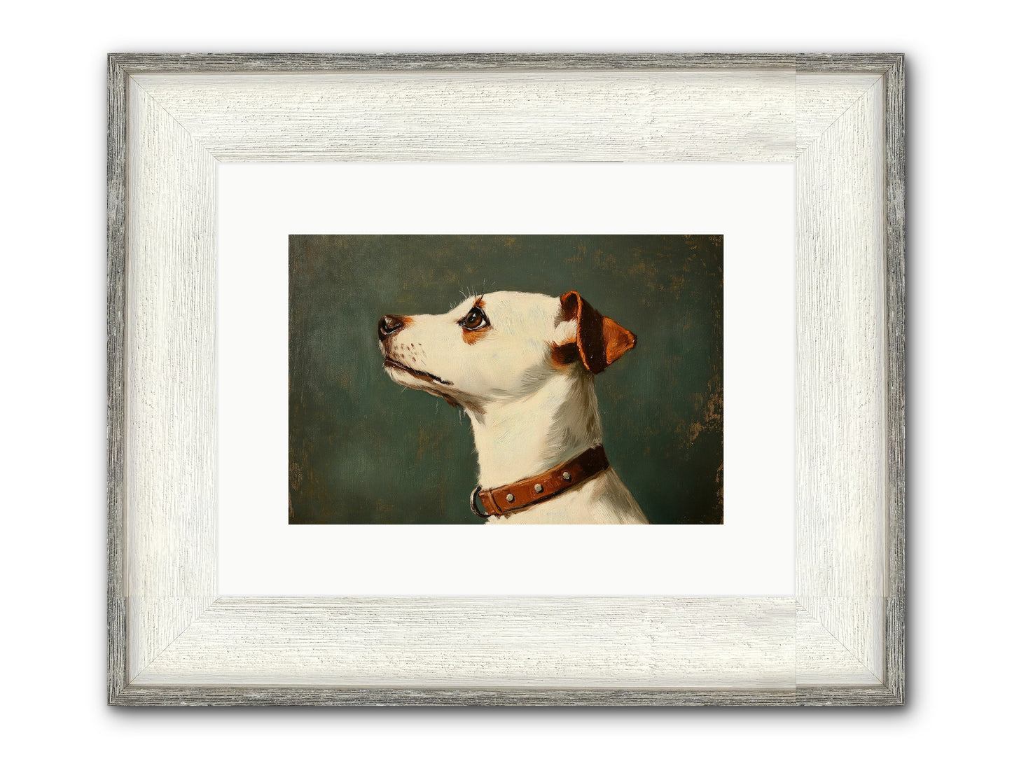 Noble Heart Framed Print - Driftwood White 12x8