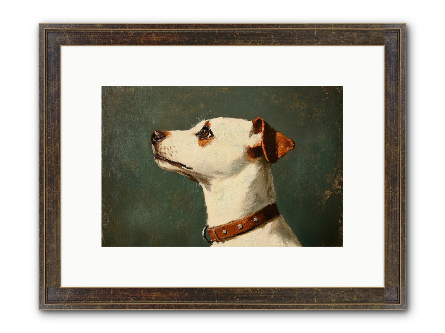 Noble Heart Framed Print - Slimwoods Black/Gold 12x8