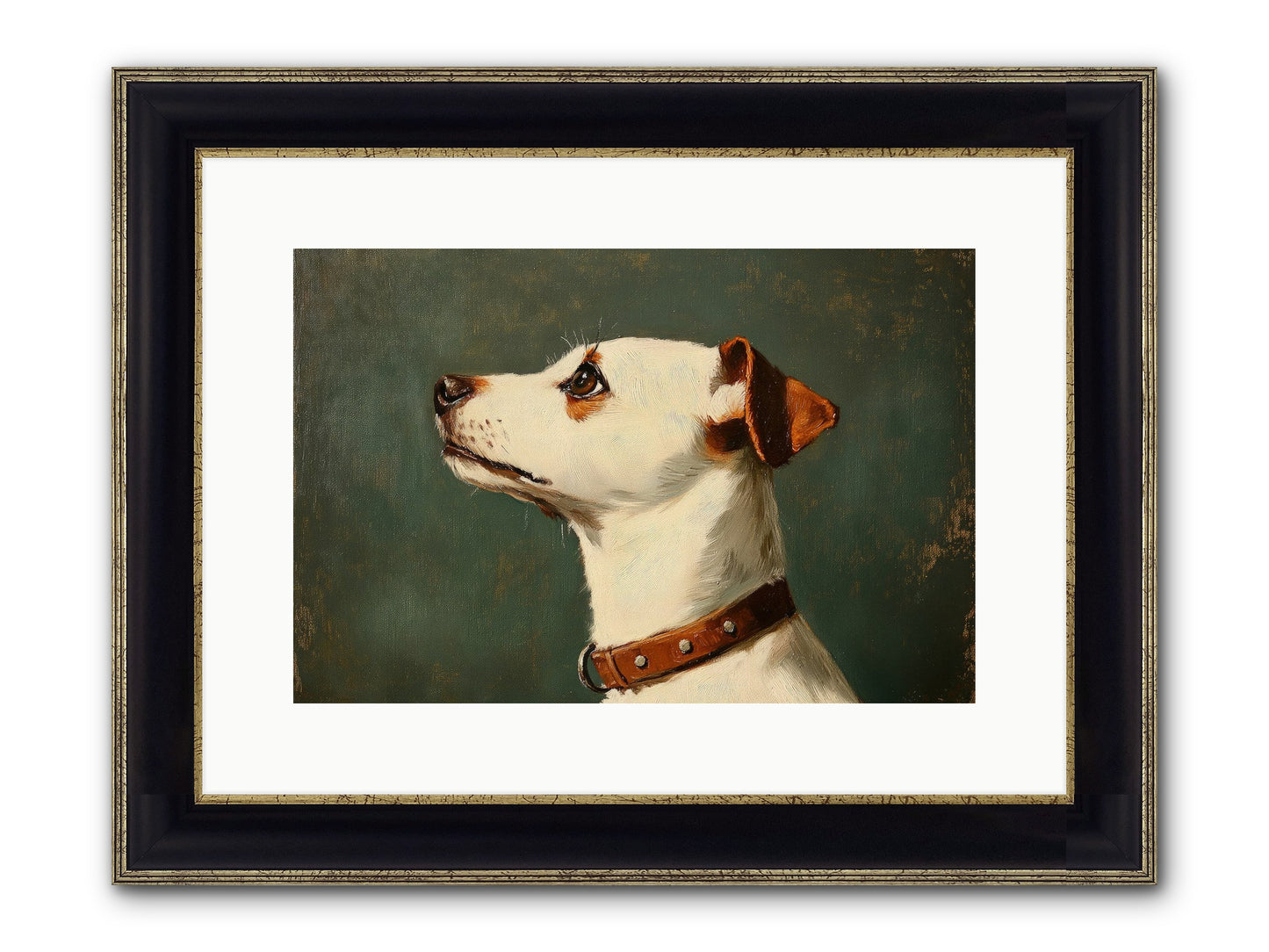 Noble Heart Framed Print - Black & Gold 15x10