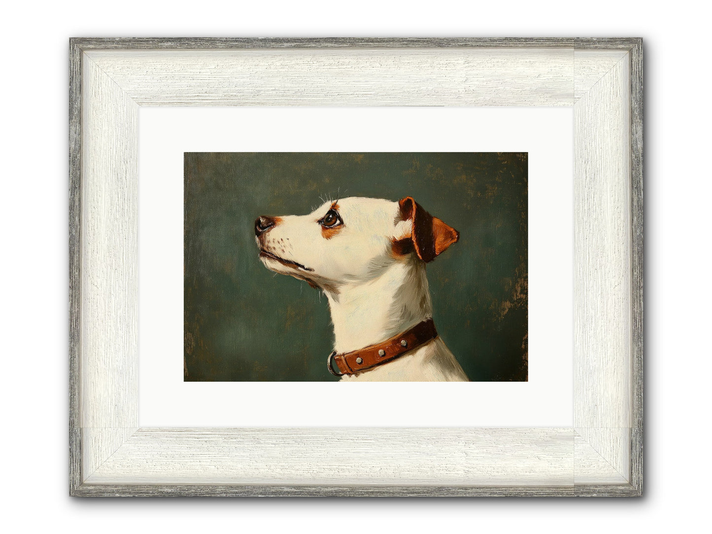 Noble Heart Framed Print - Driftwood White 15x10
