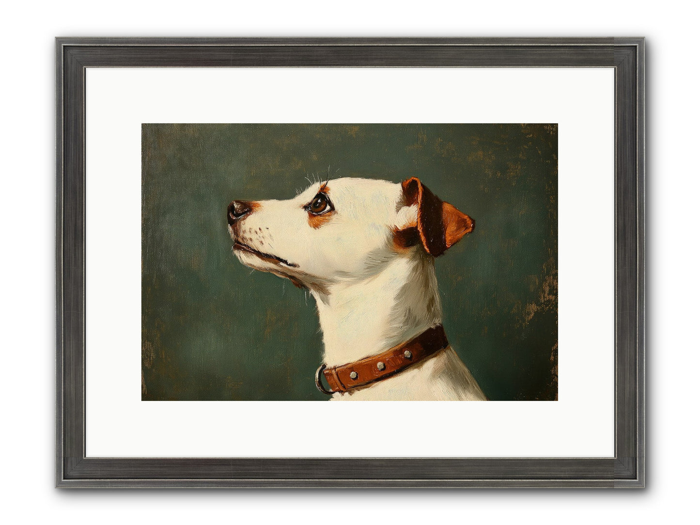 Noble Heart Framed Print - Slimwoods Black/Silver 15x10