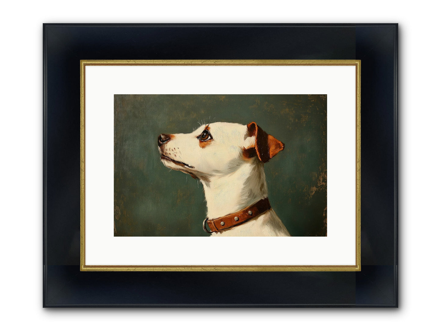 Noble Heart Framed Print - Wide Black w/Gold 15x10