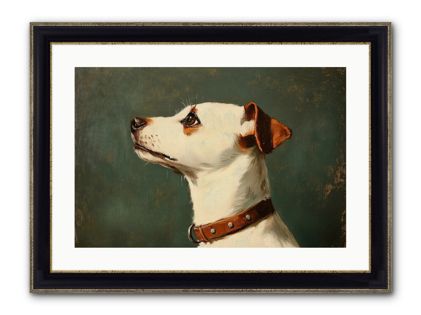 Noble Heart Framed Print - Black & Gold 24x16