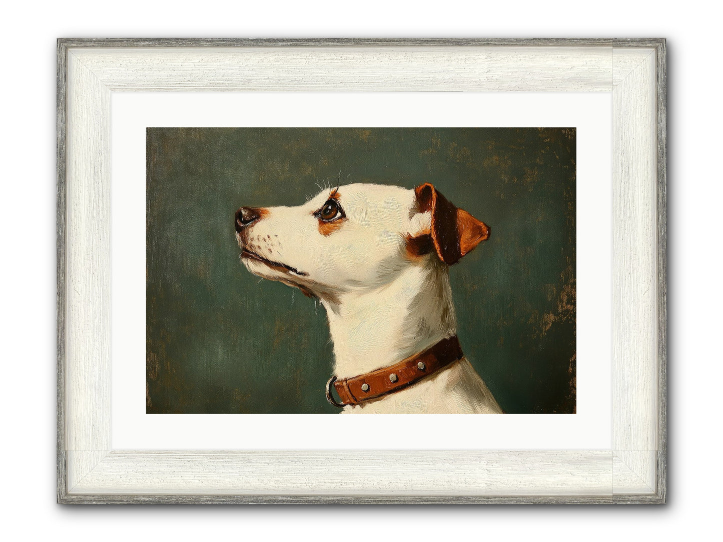 Noble Heart Framed Print - Driftwood White 24x16