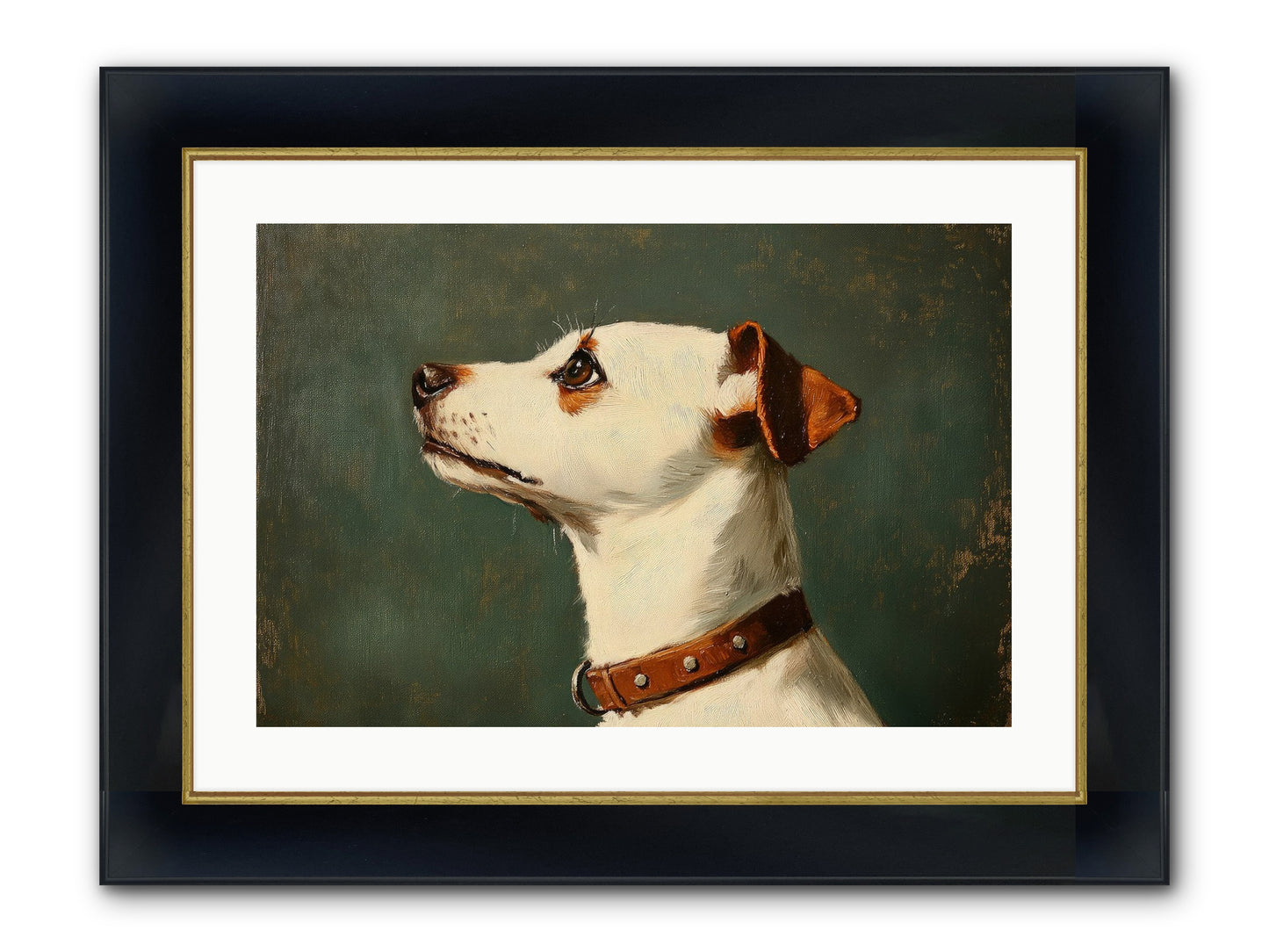 Noble Heart Framed Print - Wide Black w/Gold 24x16