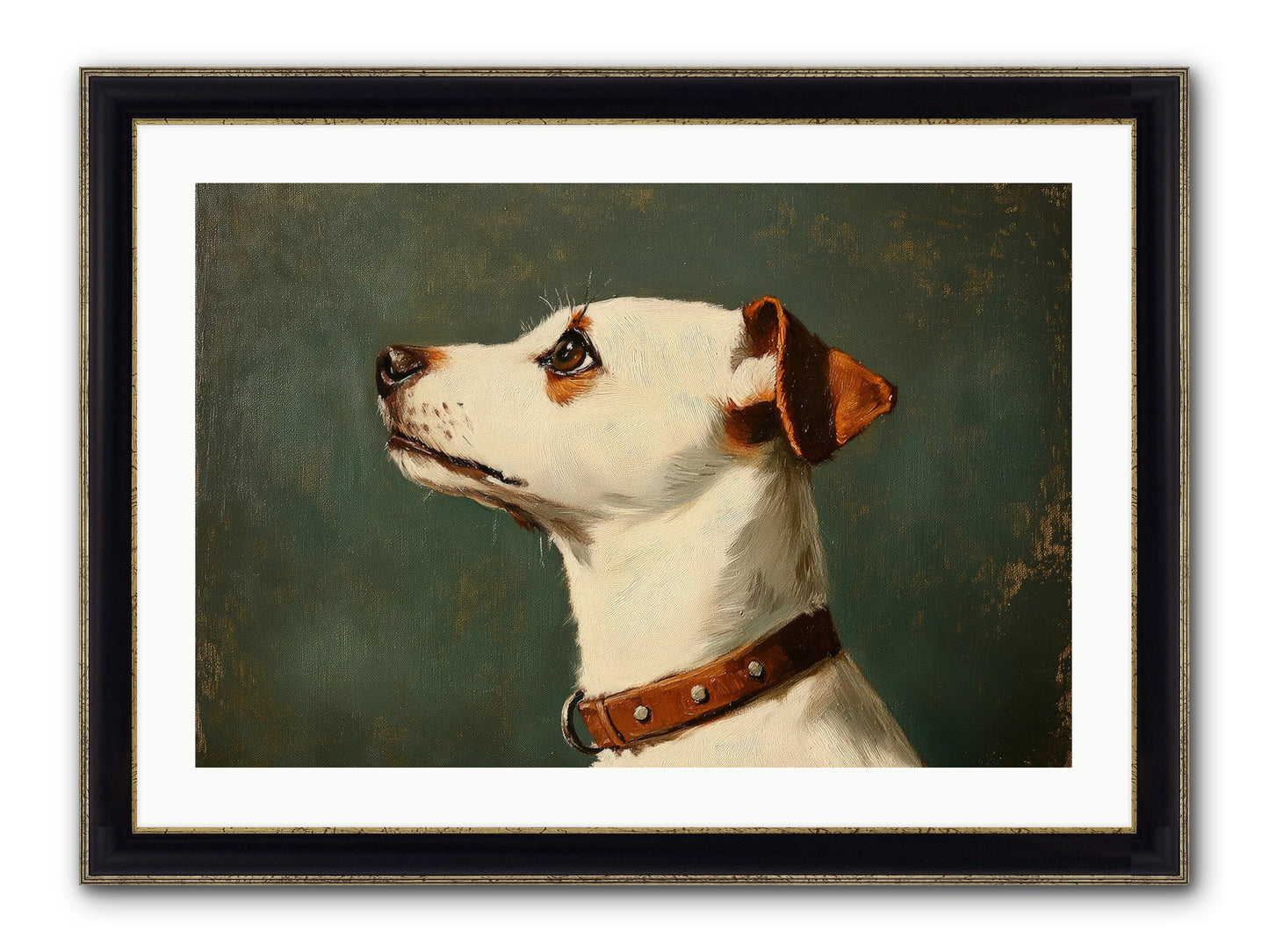 Noble Heart Framed Print - Black & Gold 30x20