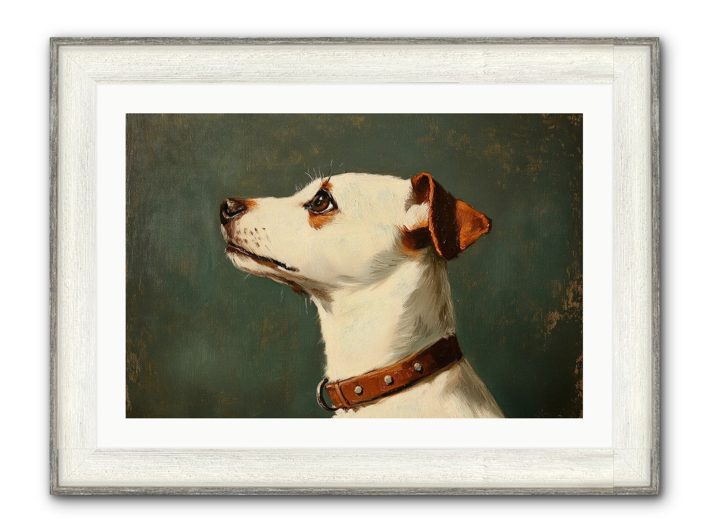 Noble Heart Framed Print - Driftwood White 30x20