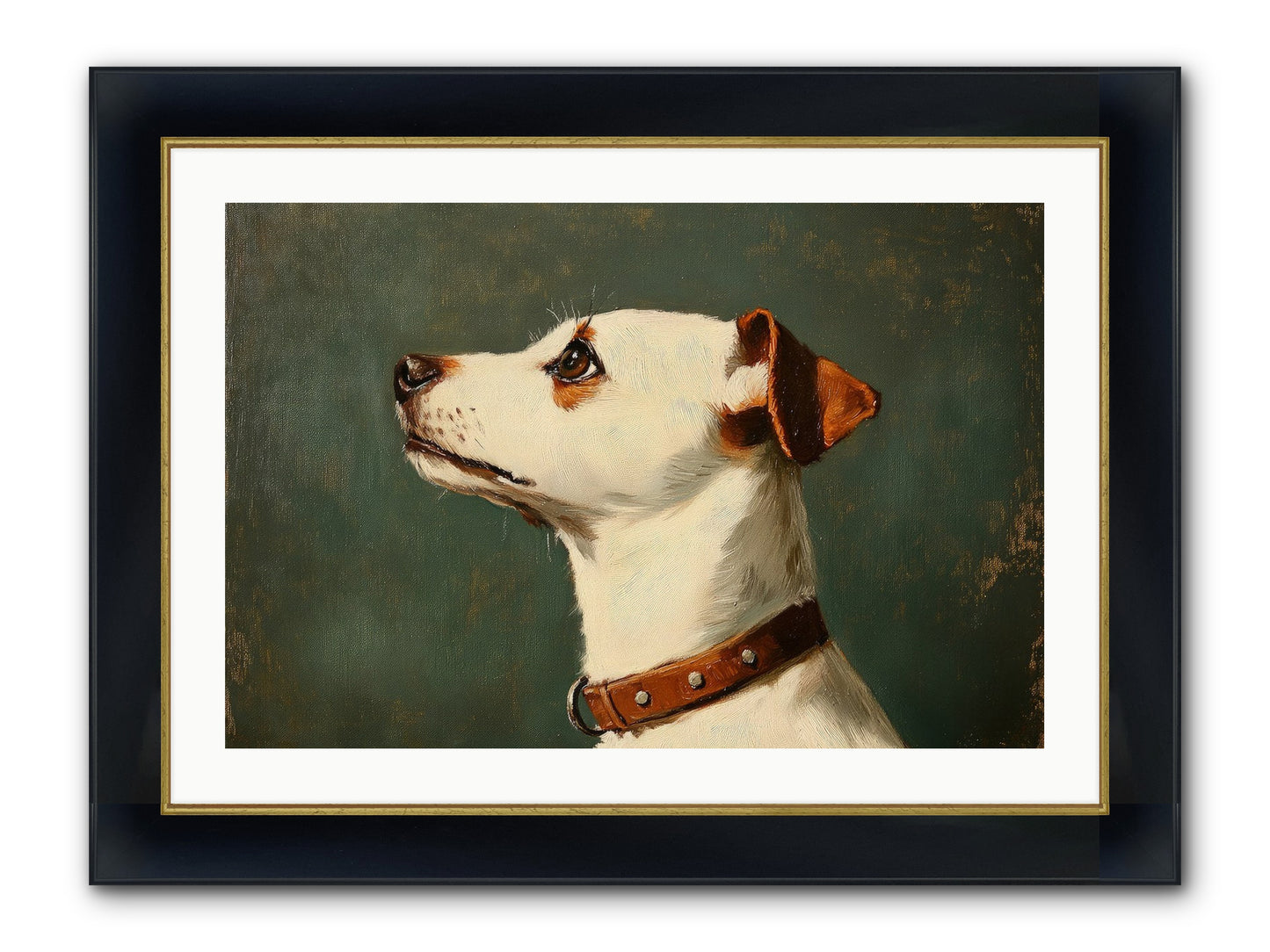 Noble Heart Framed Print - Wide Black w/Gold 30x20