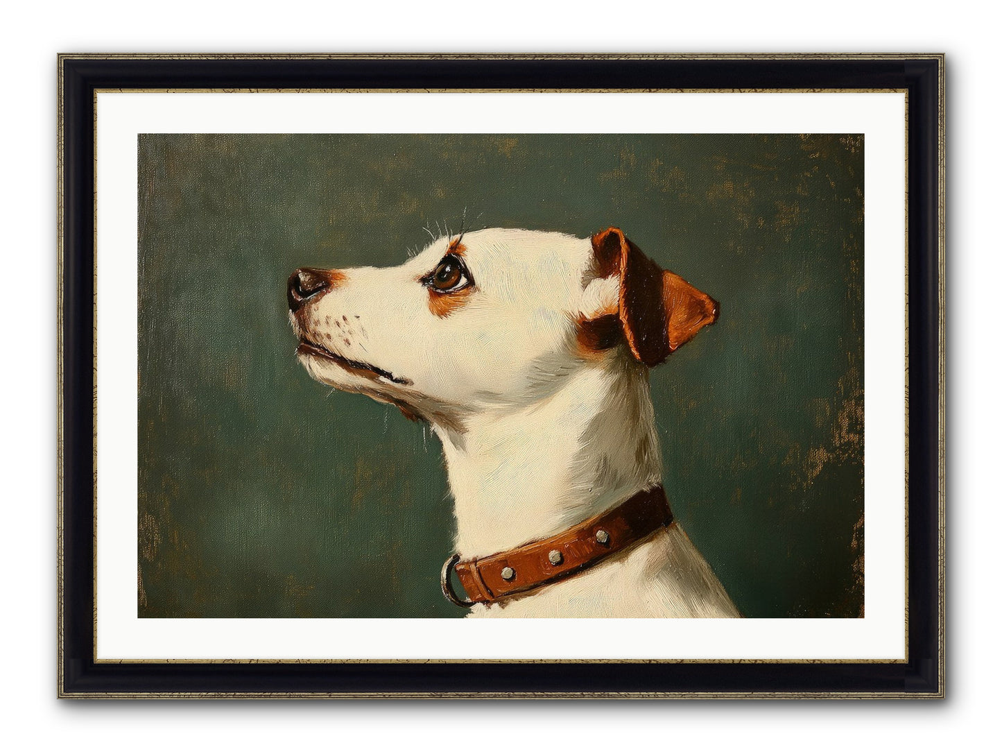 Noble Heart Framed Print - Black & Gold 36x24