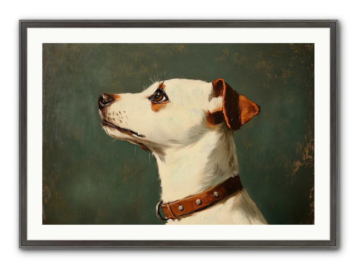 Noble Heart Framed Print - Slimwoods Black/Silver 36x24
