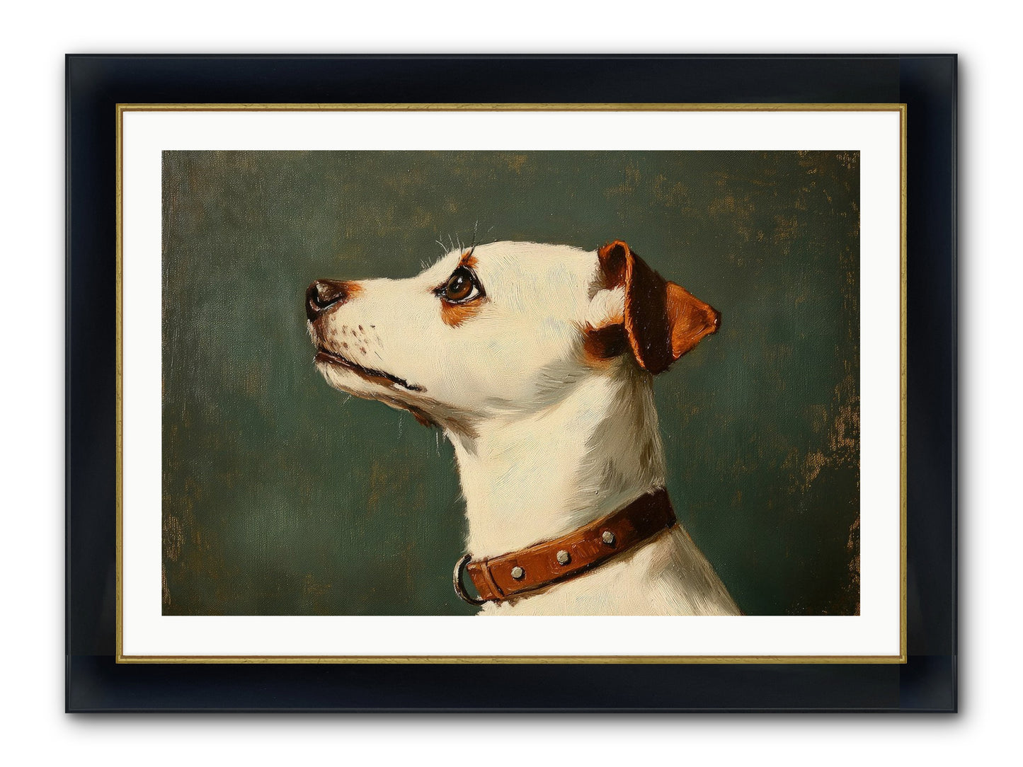 Noble Heart Framed Print - Wide Black w/Gold 36x24