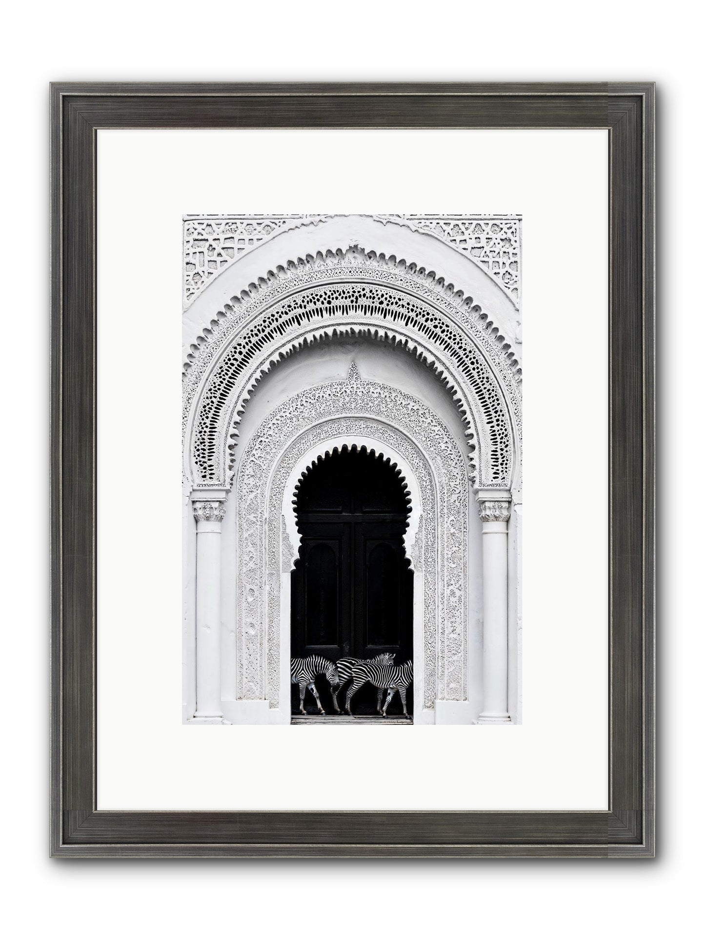 Nomad's Note Framed Print - Slimwoods Black/Silver 8x12