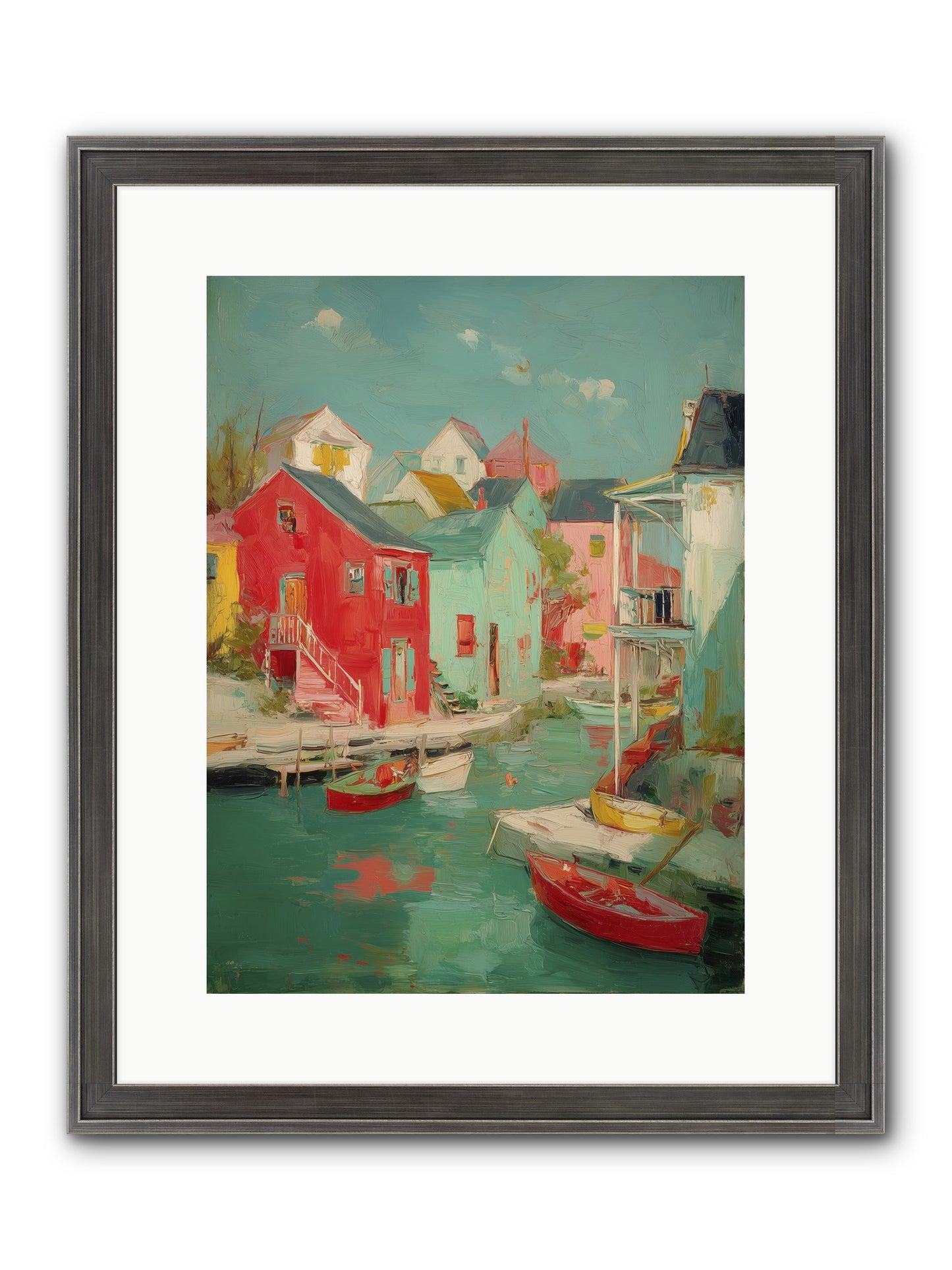 Norman Coast Dreams Framed Print - Slimwoods Black/Silver 12x16